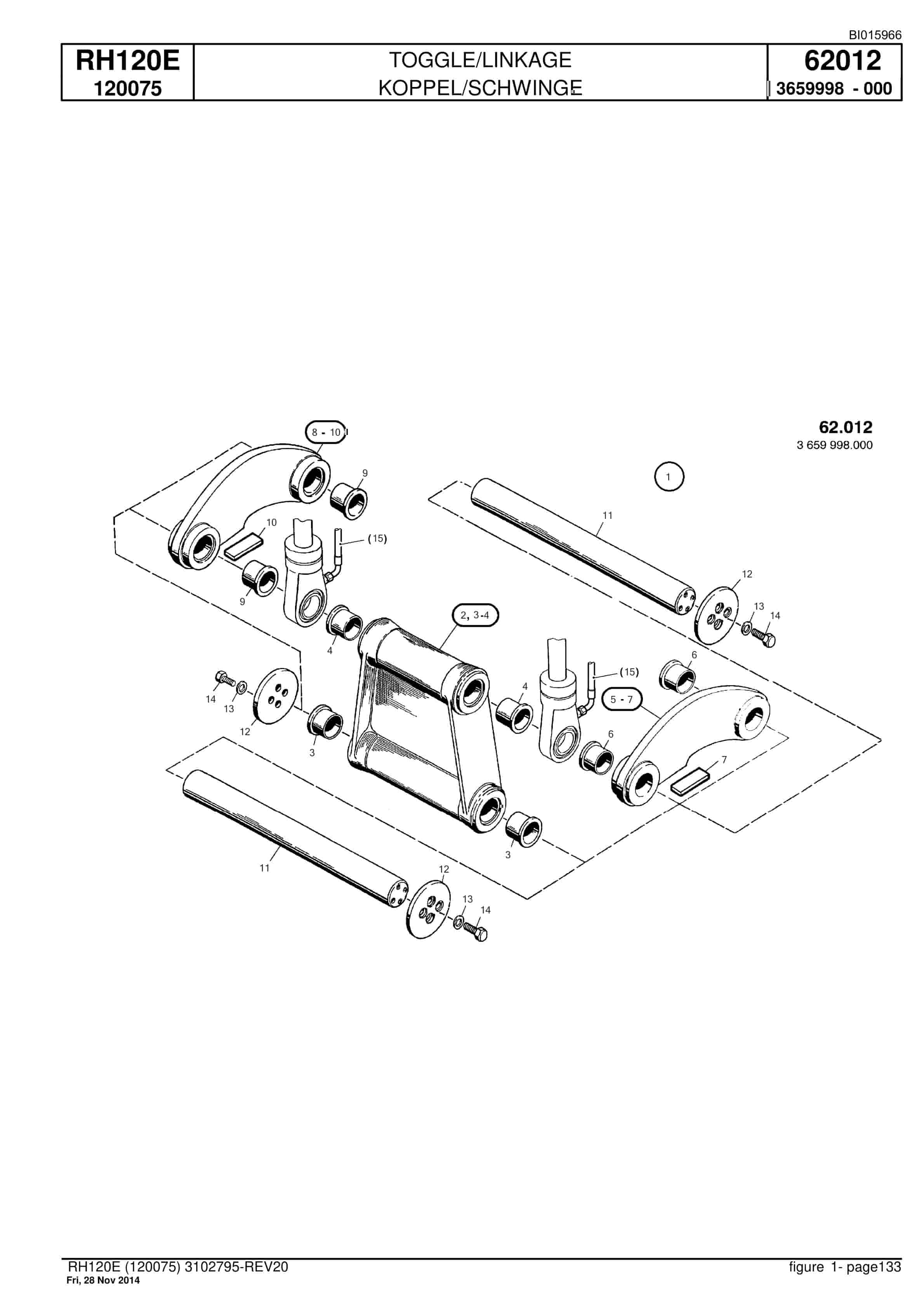 Caterpillar 6030 Hydraulic Shovel Spare Parts Manual BI015966-4