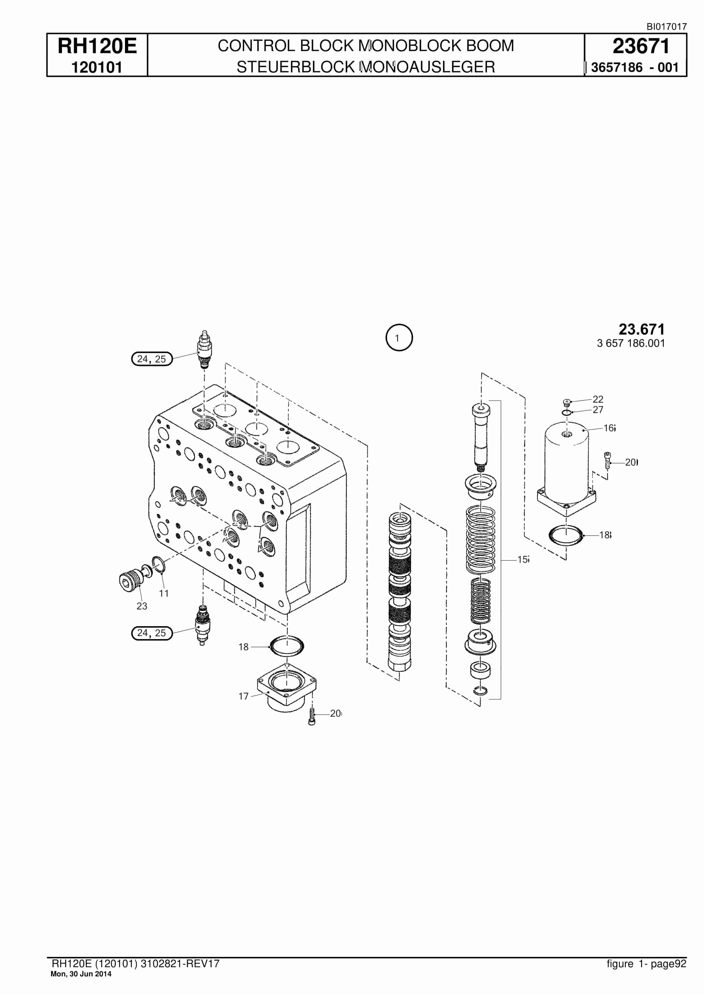 Caterpillar 6030 Hydraulic Shovel Spare Parts Manual BI017017-2