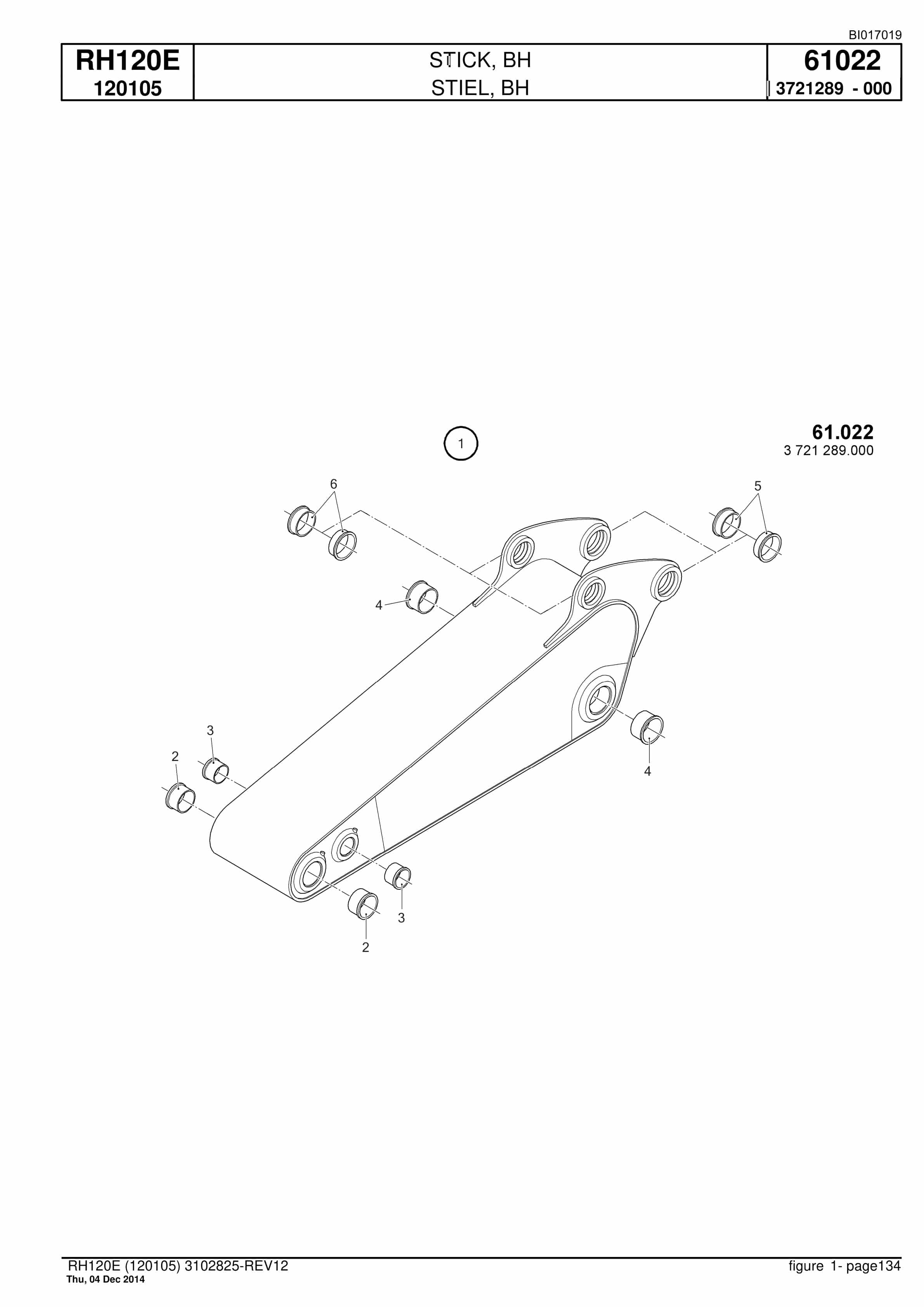Caterpillar 6030 Hydraulic Shovel Spare Parts Manual BI017019-4