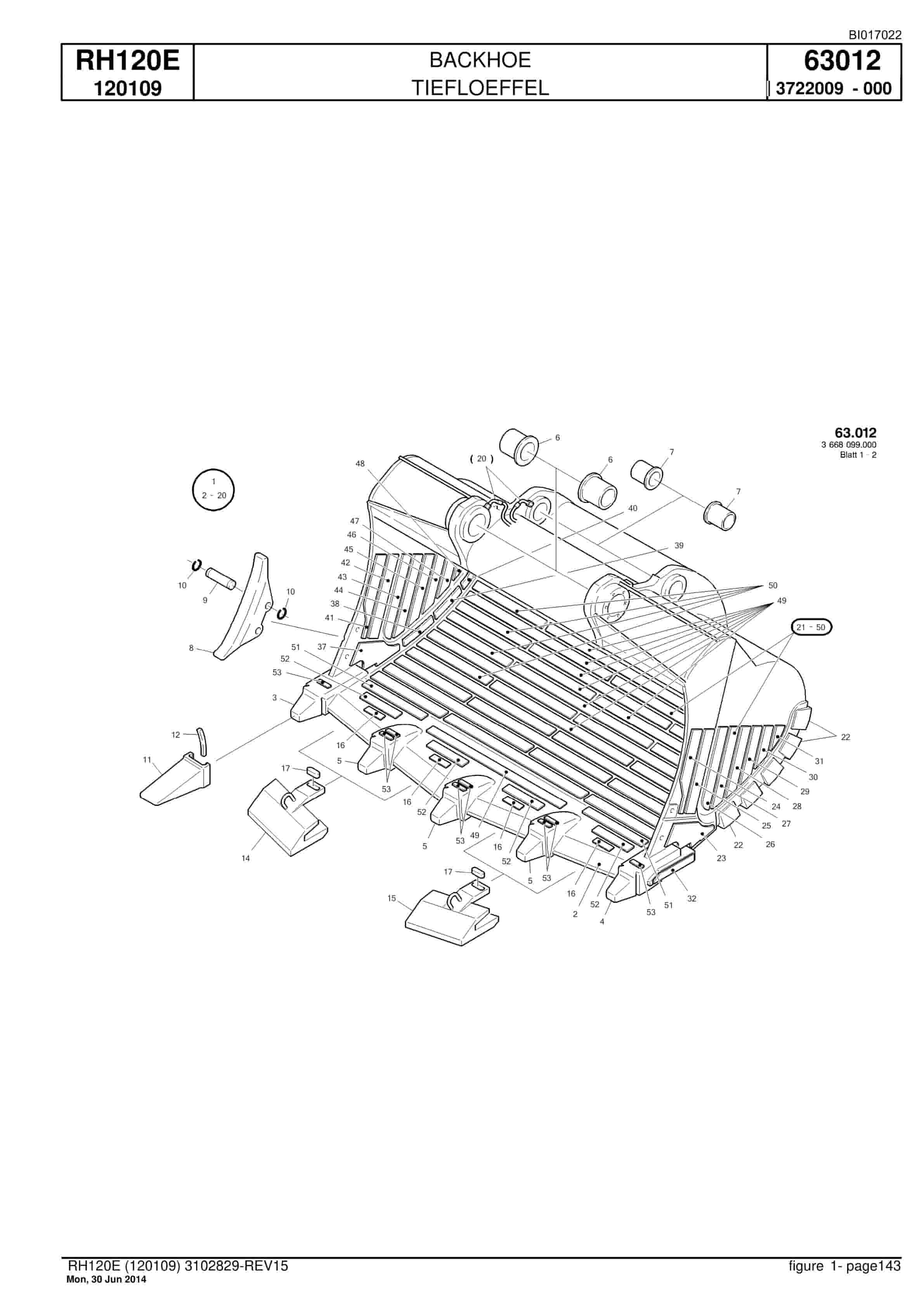 Caterpillar 6030 Hydraulic Shovel Spare Parts Manual BI017022-4