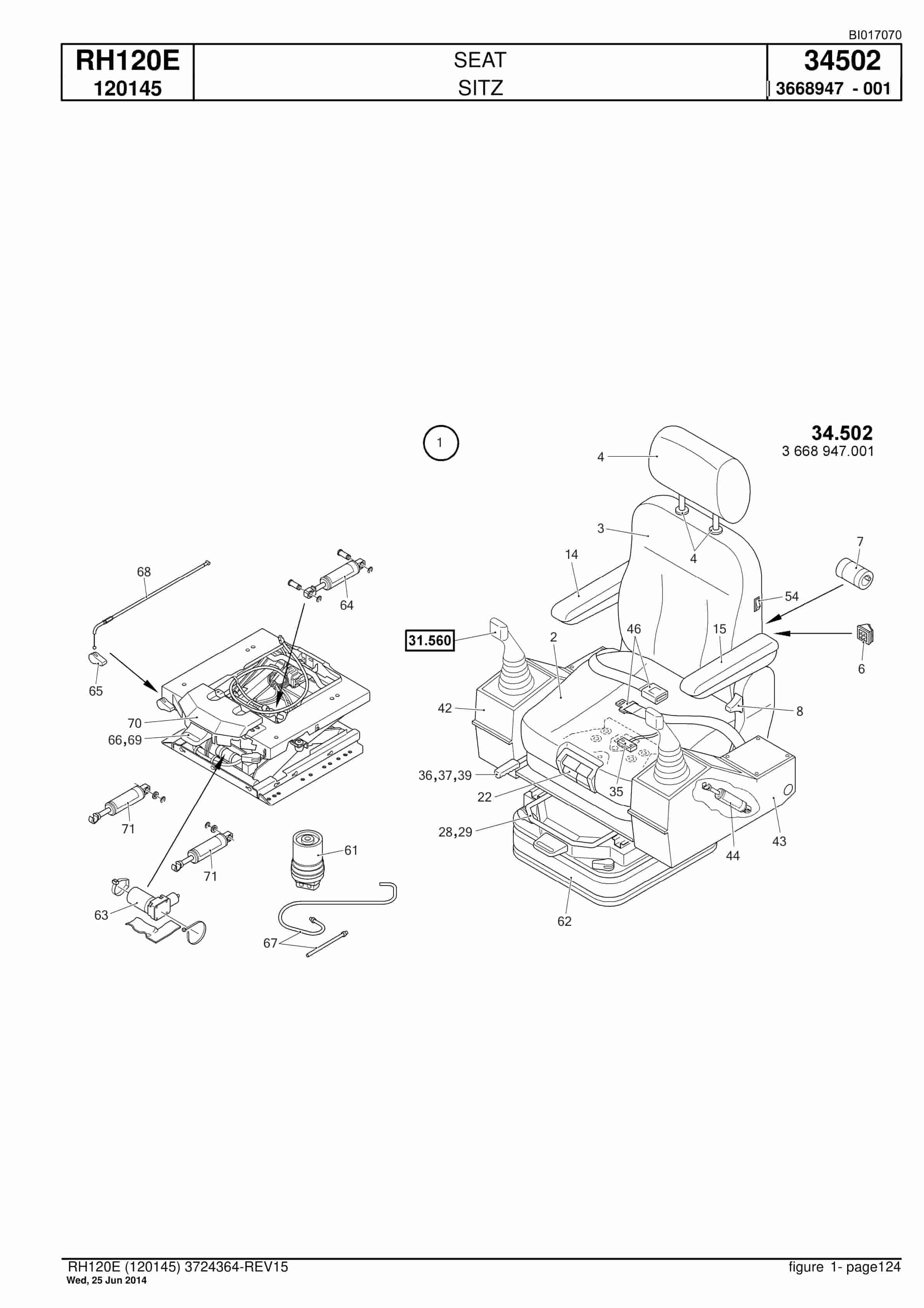 Caterpillar 6030 Hydraulic Shovel Spare Parts Manual BI017070-3
