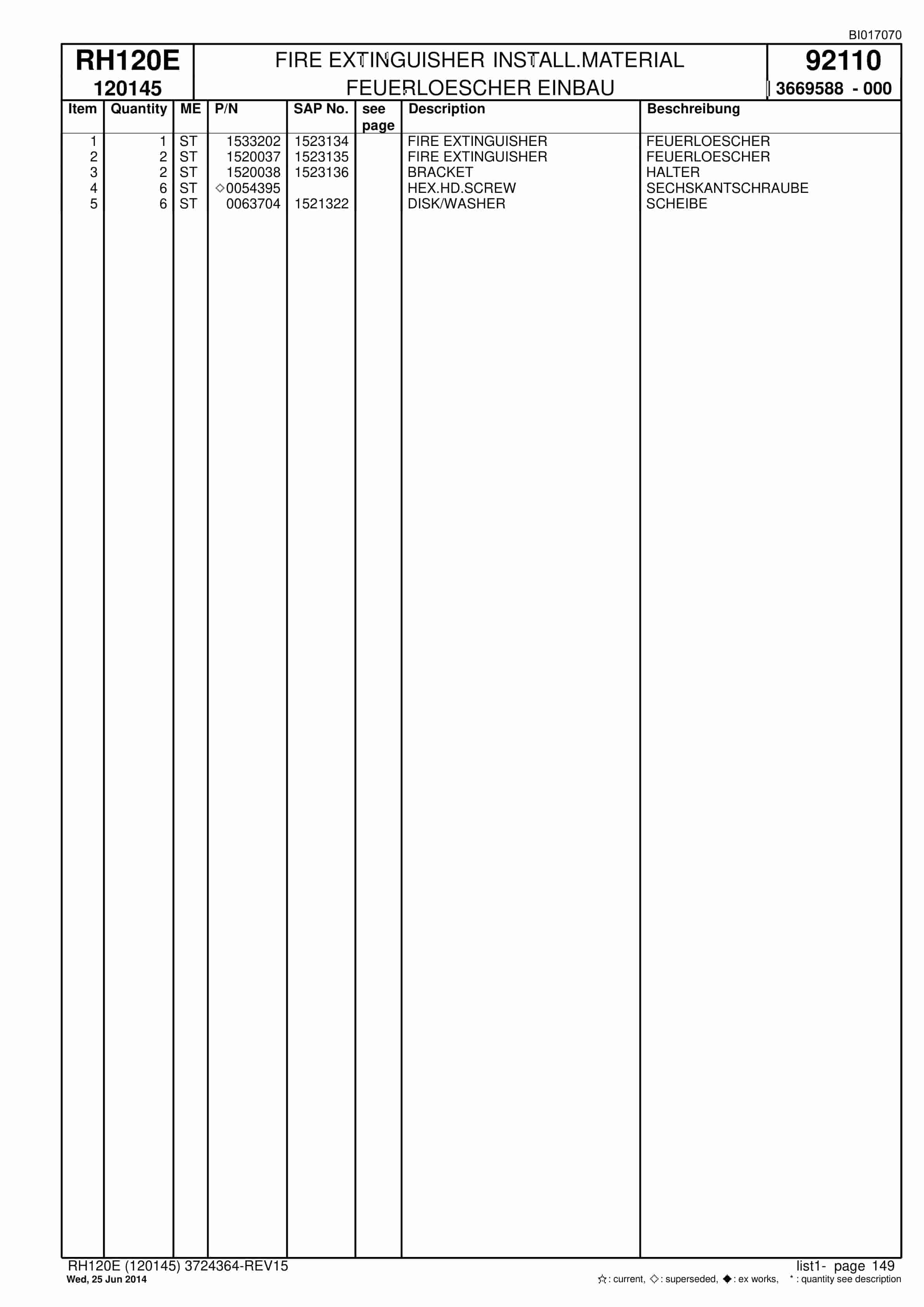 Caterpillar 6030 Hydraulic Shovel Spare Parts Manual BI017070-5