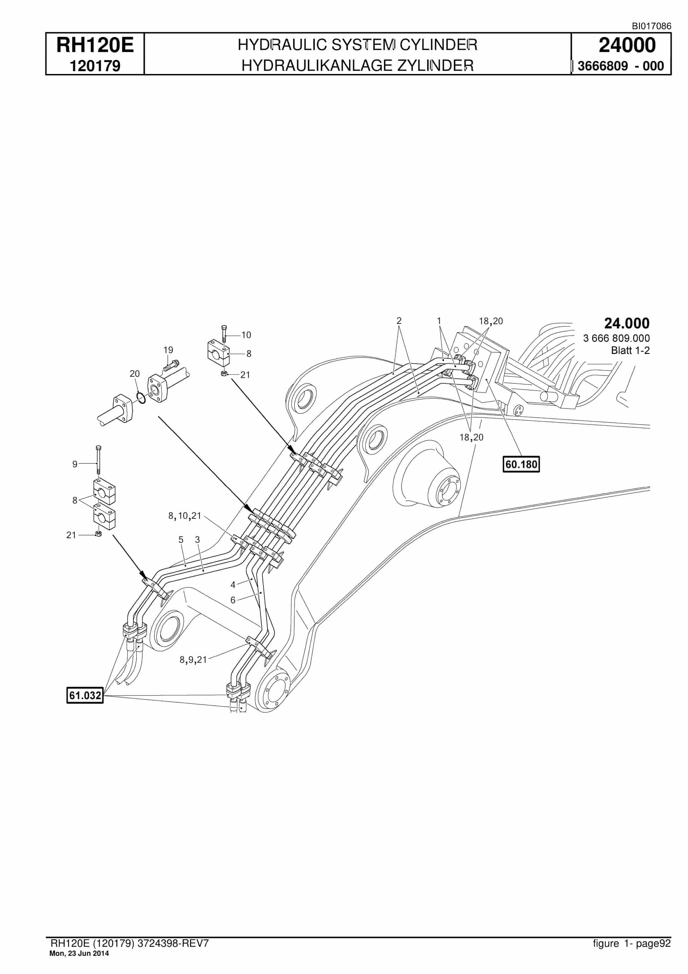 Caterpillar 6030 Hydraulic Shovel Spare Parts Manual BI017086-2