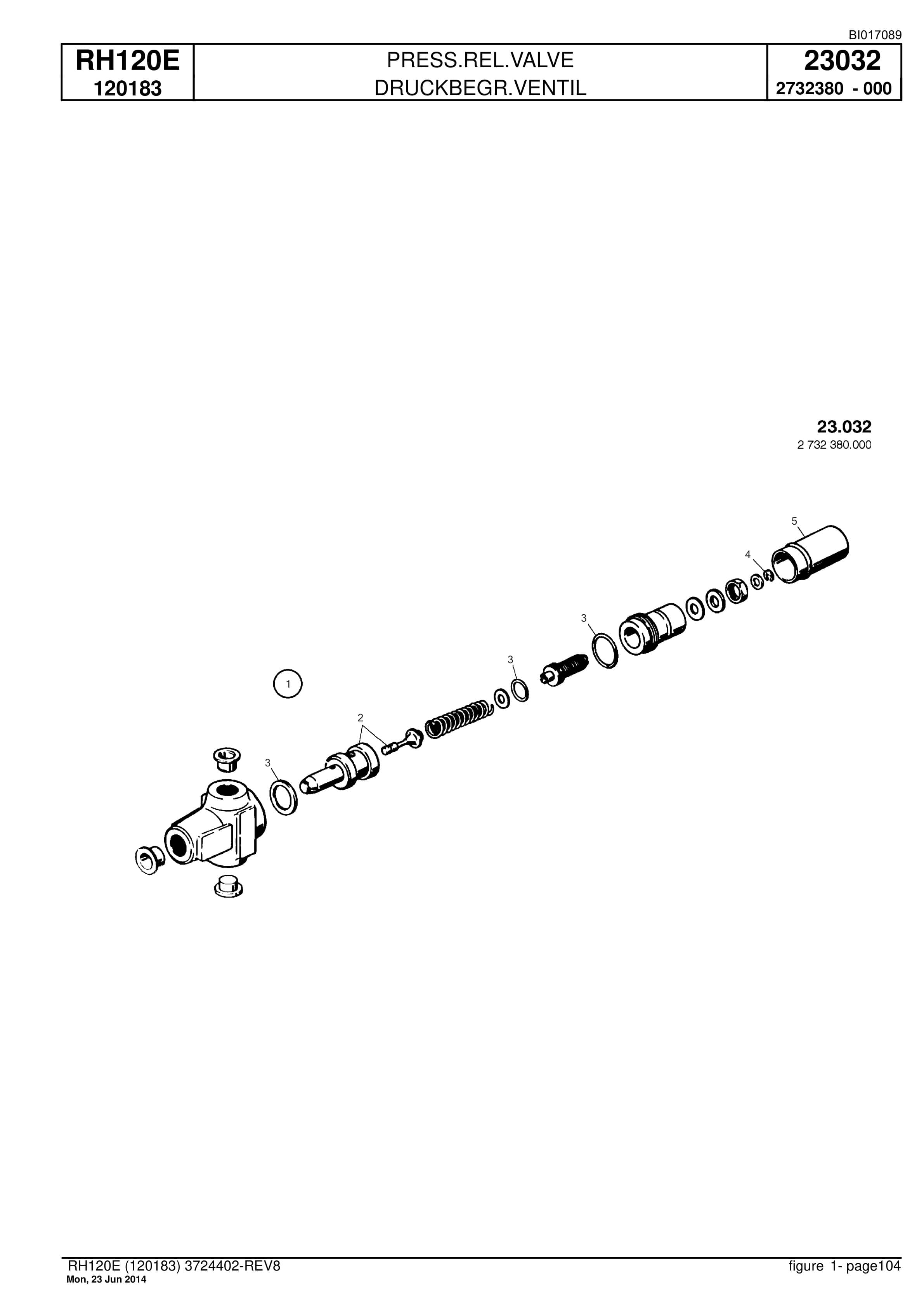 Caterpillar 6030 Hydraulic Shovel Spare Parts Manual BI017089-2