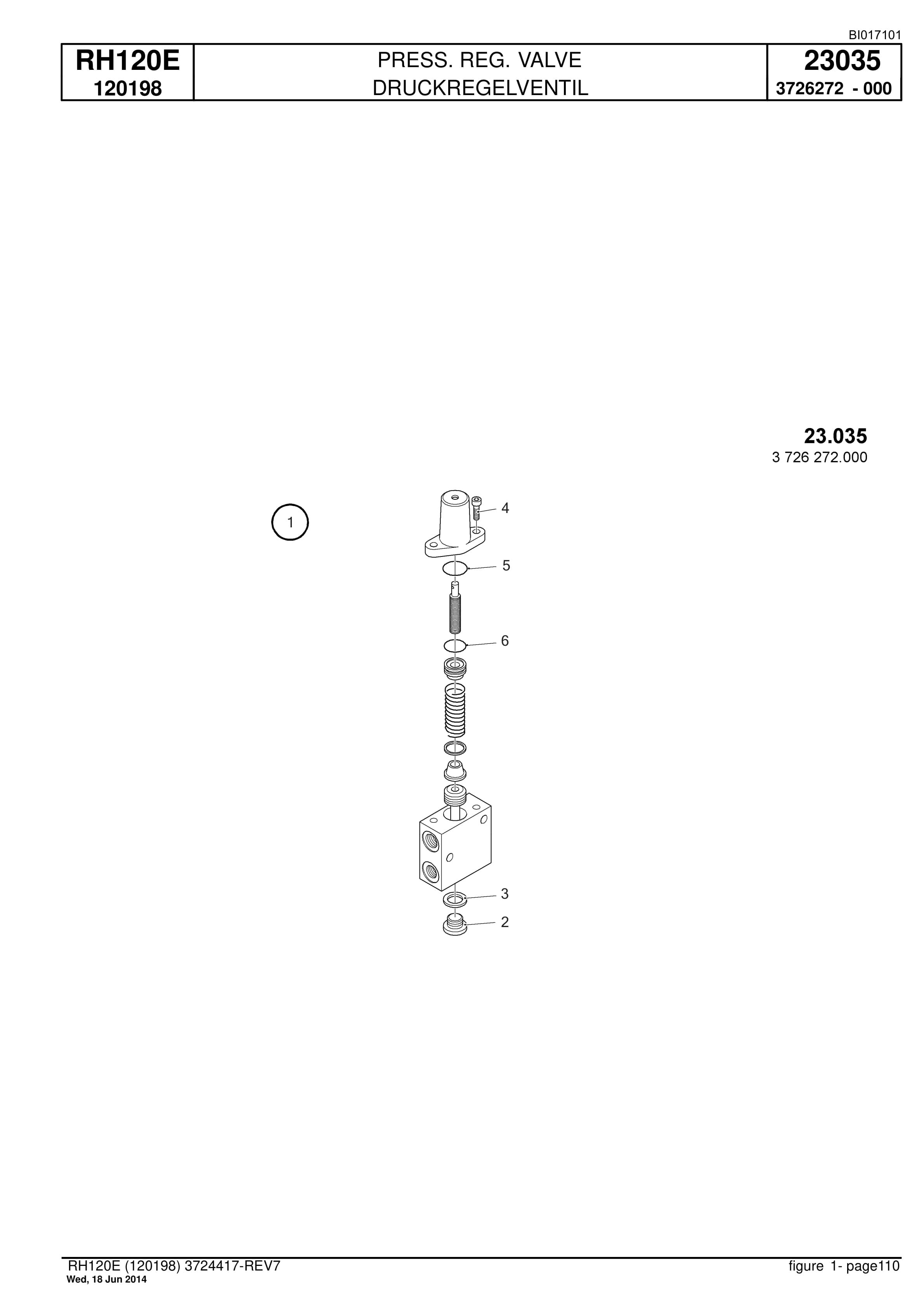 Caterpillar 6030 Hydraulic Shovel Spare Parts Manual BI017101-2