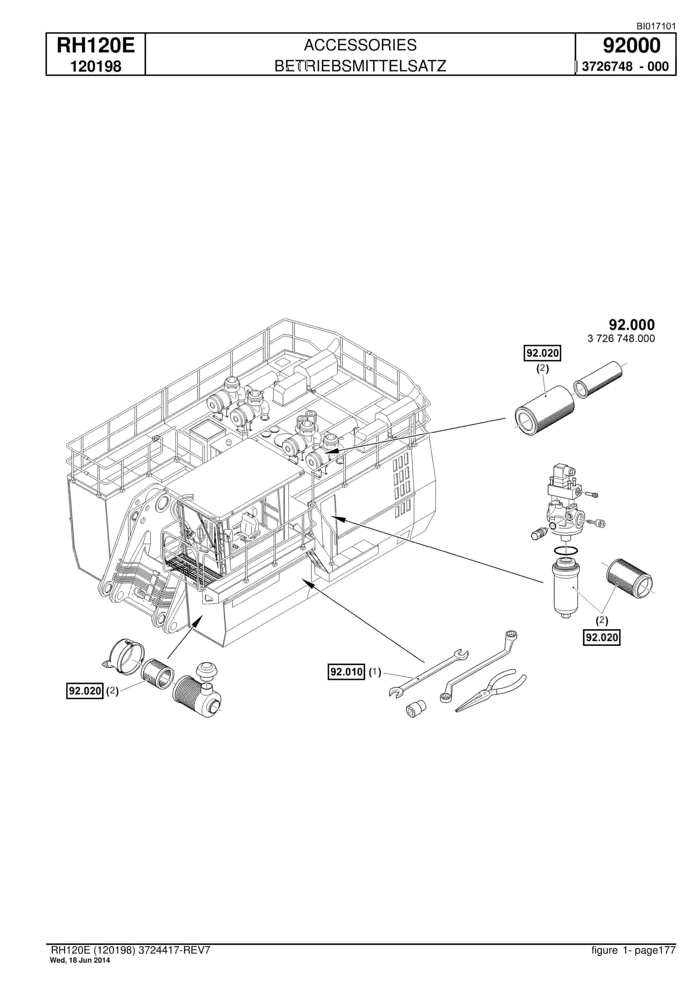 Caterpillar 6030 Hydraulic Shovel Spare Parts Manual BI017101-5