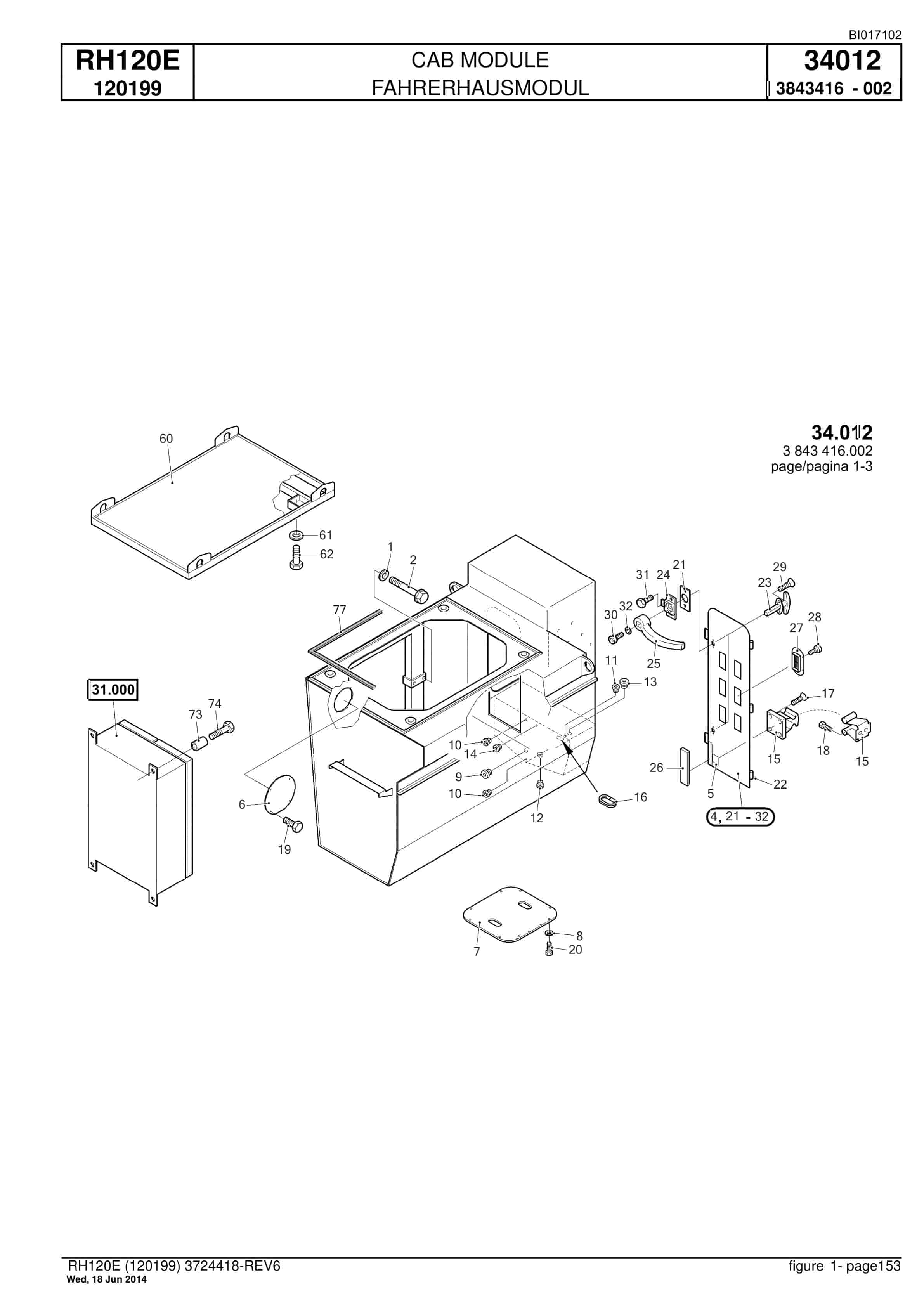 Caterpillar 6030 Hydraulic Shovel Spare Parts Manual BI017102-3