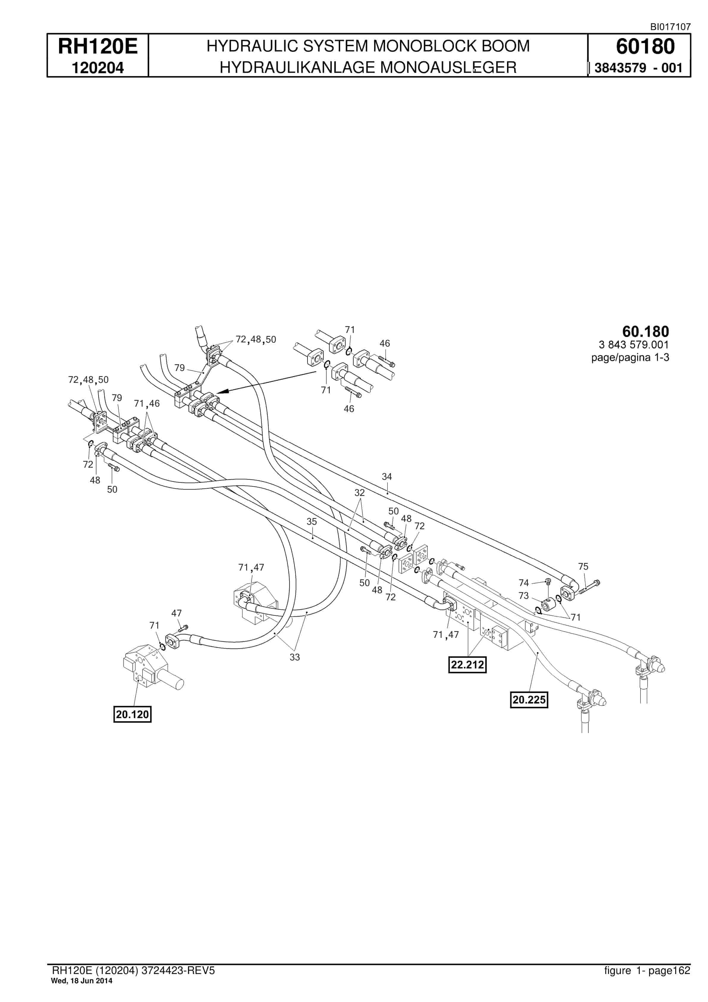 Caterpillar 6030 Hydraulic Shovel Spare Parts Manual BI017107-4