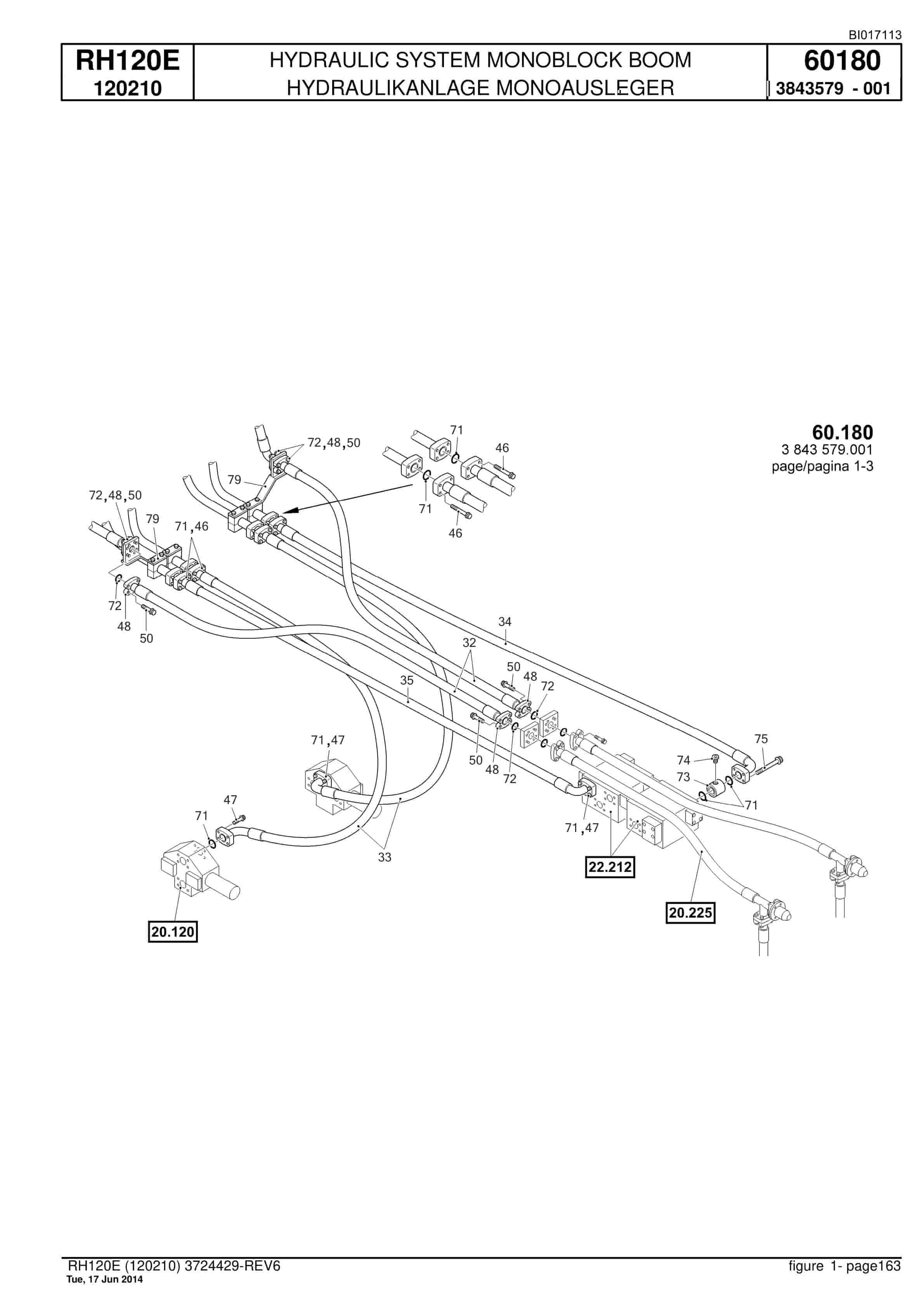 Caterpillar 6030 Hydraulic Shovel Spare Parts Manual BI017113-4
