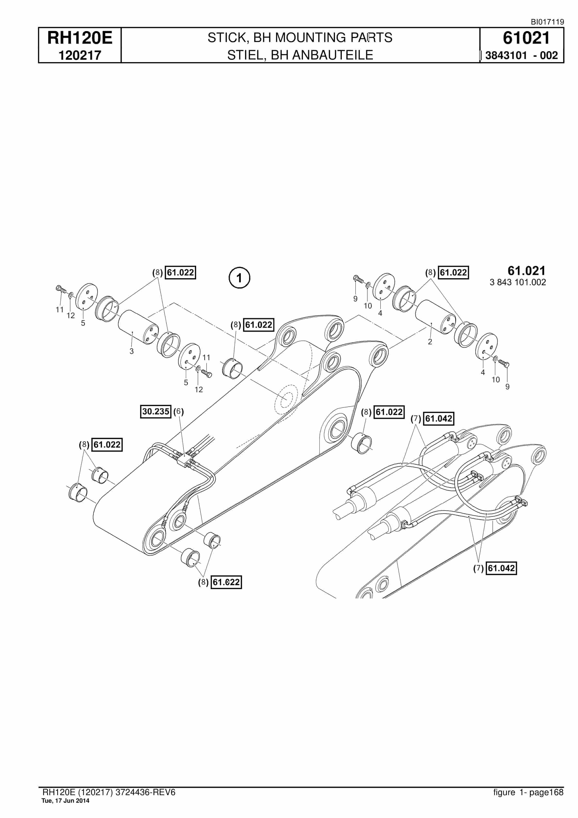 Caterpillar 6030 Hydraulic Shovel Spare Parts Manual BI017119-4