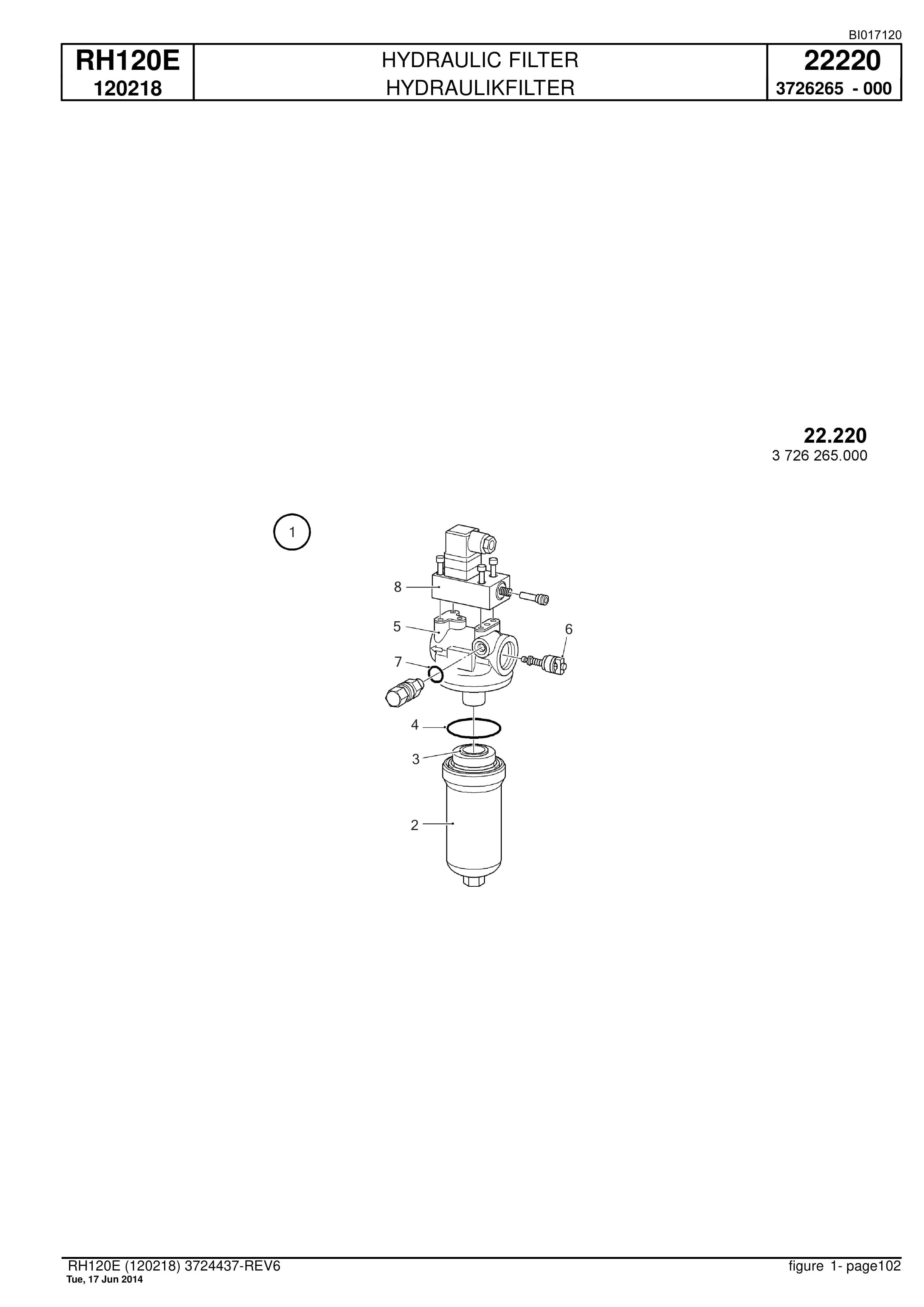 Caterpillar 6030 Hydraulic Shovel Spare Parts Manual BI017120-2