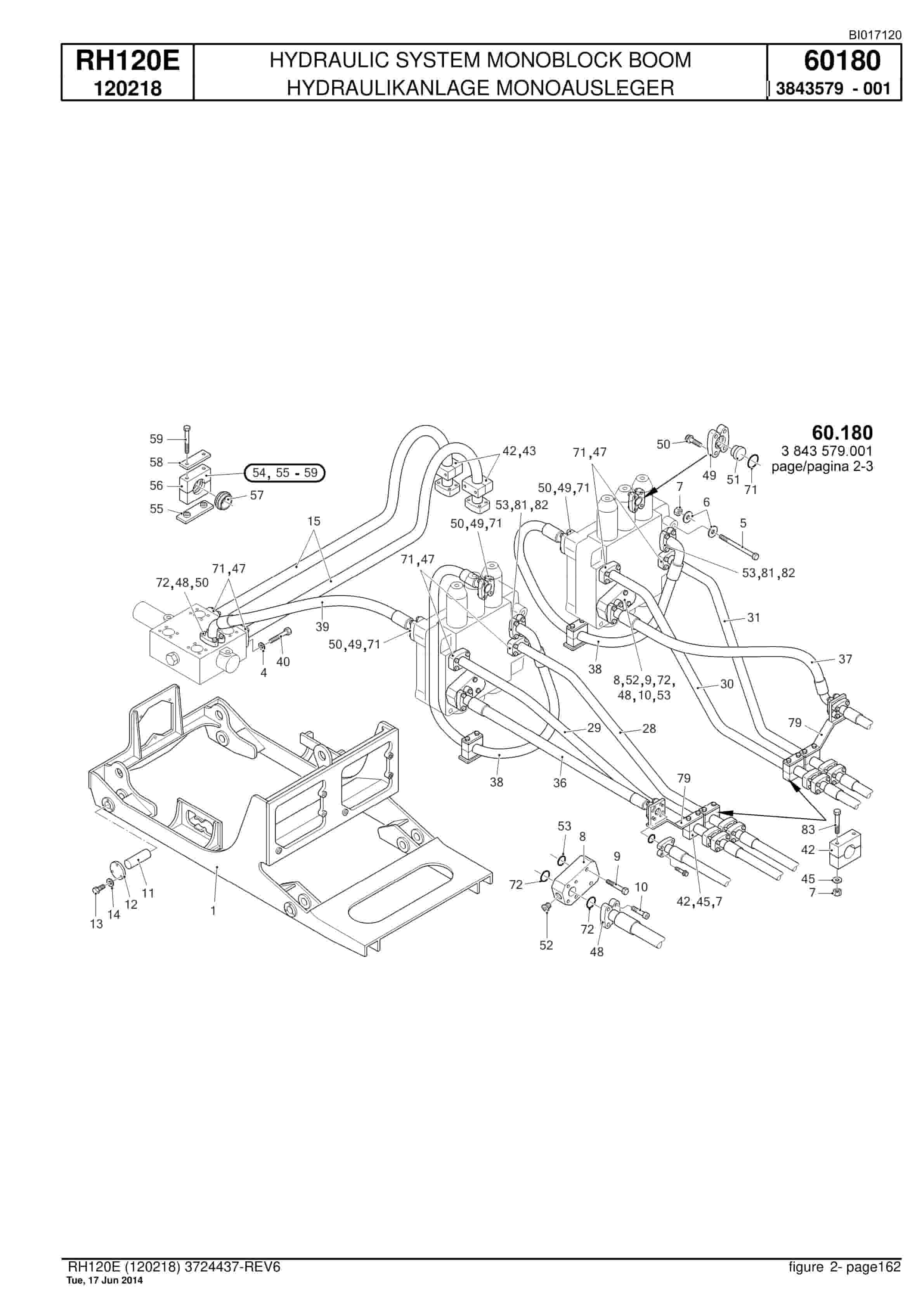 Caterpillar 6030 Hydraulic Shovel Spare Parts Manual BI017120-4