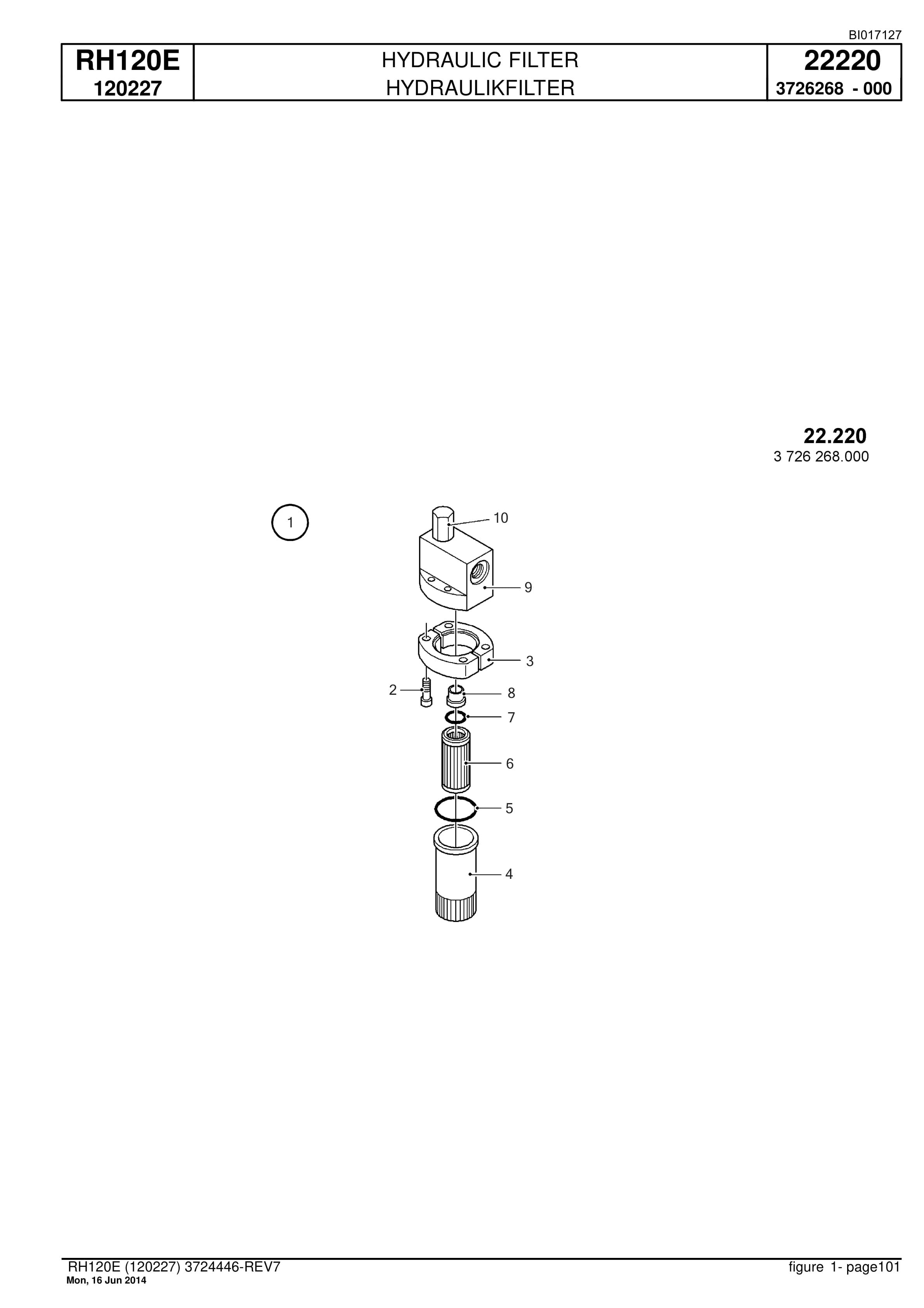 Caterpillar 6030 Hydraulic Shovel Spare Parts Manual BI017127-2