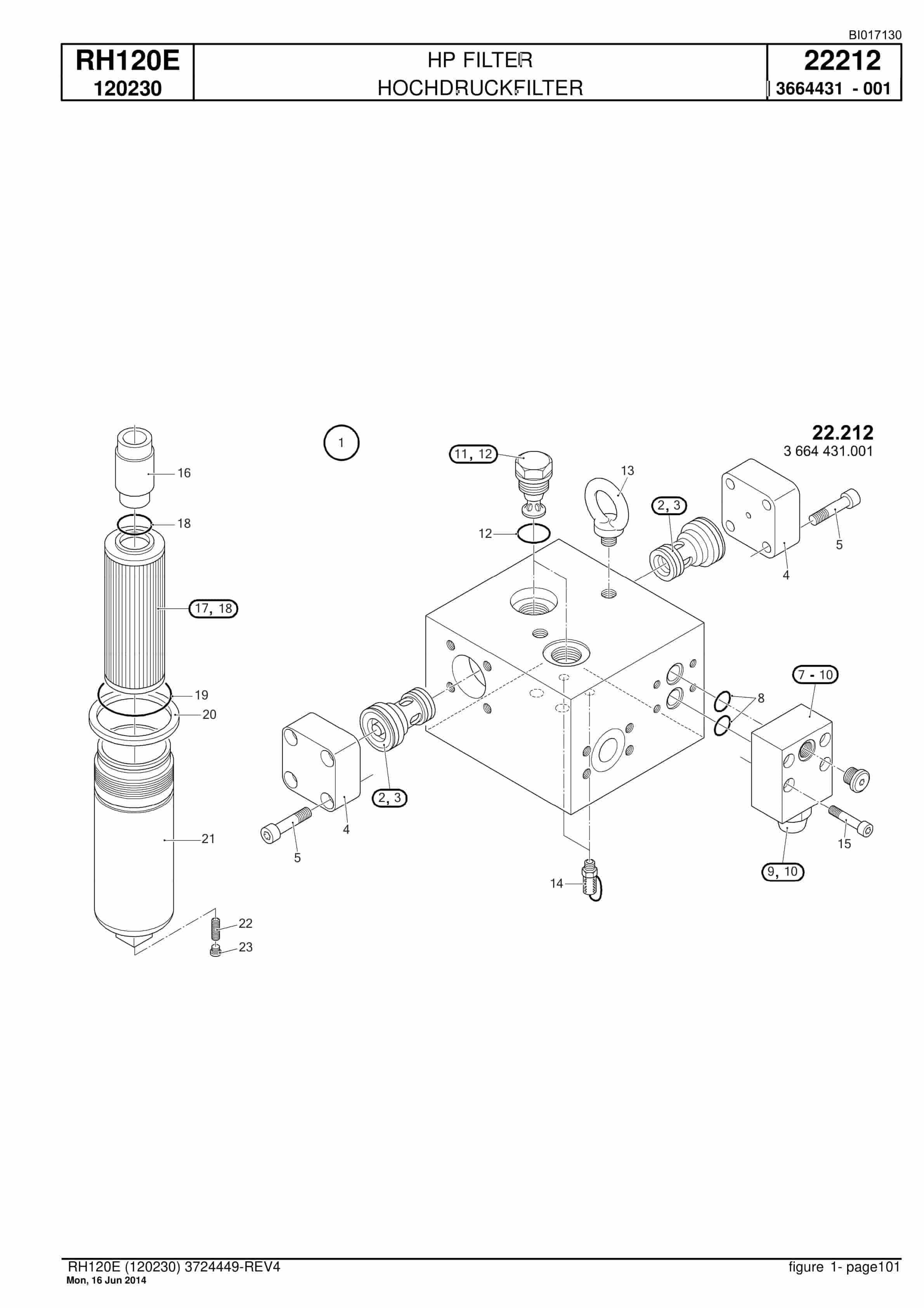 Caterpillar 6030 Hydraulic Shovel Spare Parts Manual BI017130-2