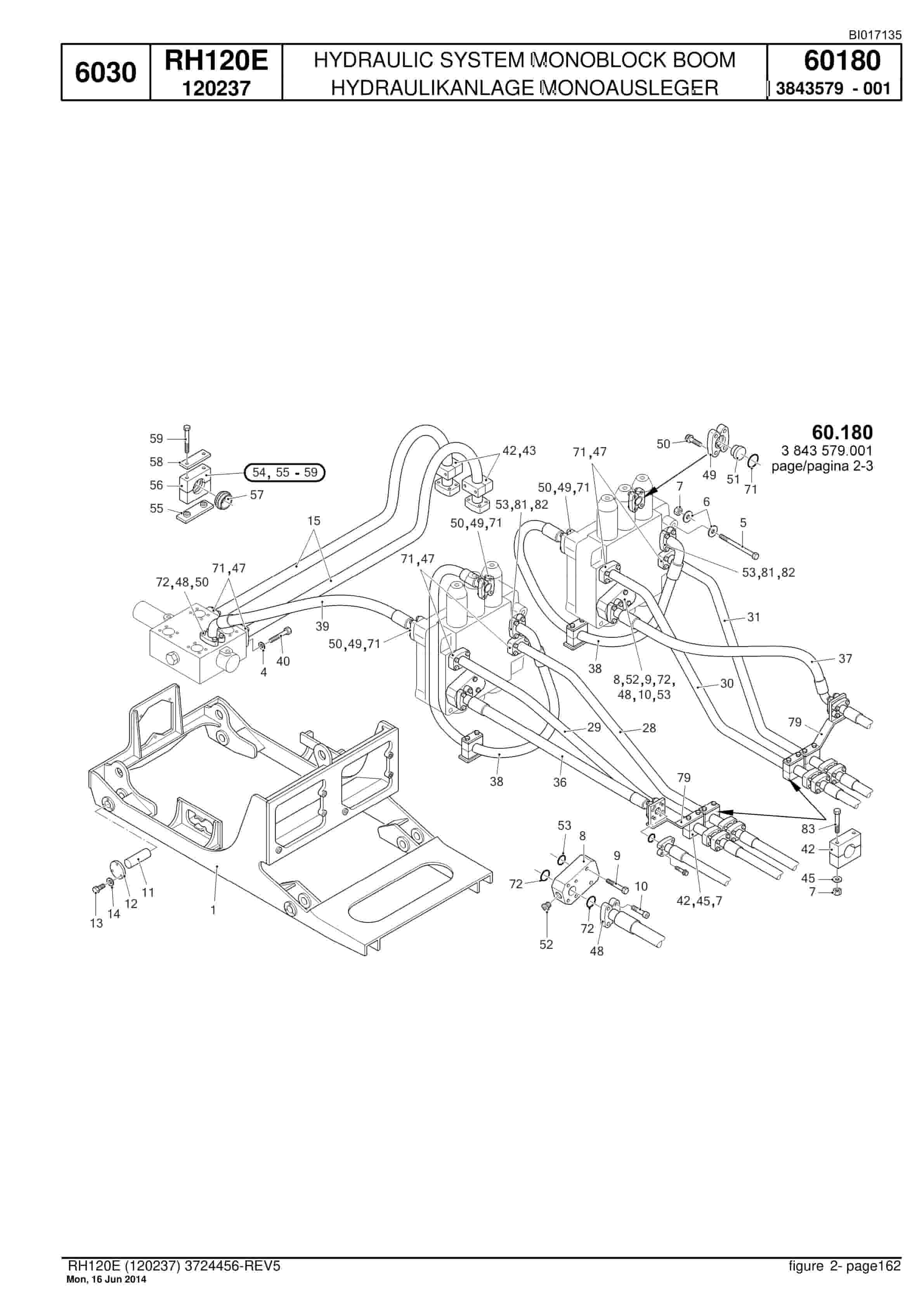 Caterpillar 6030 Hydraulic Shovel Spare Parts Manual BI017135-4