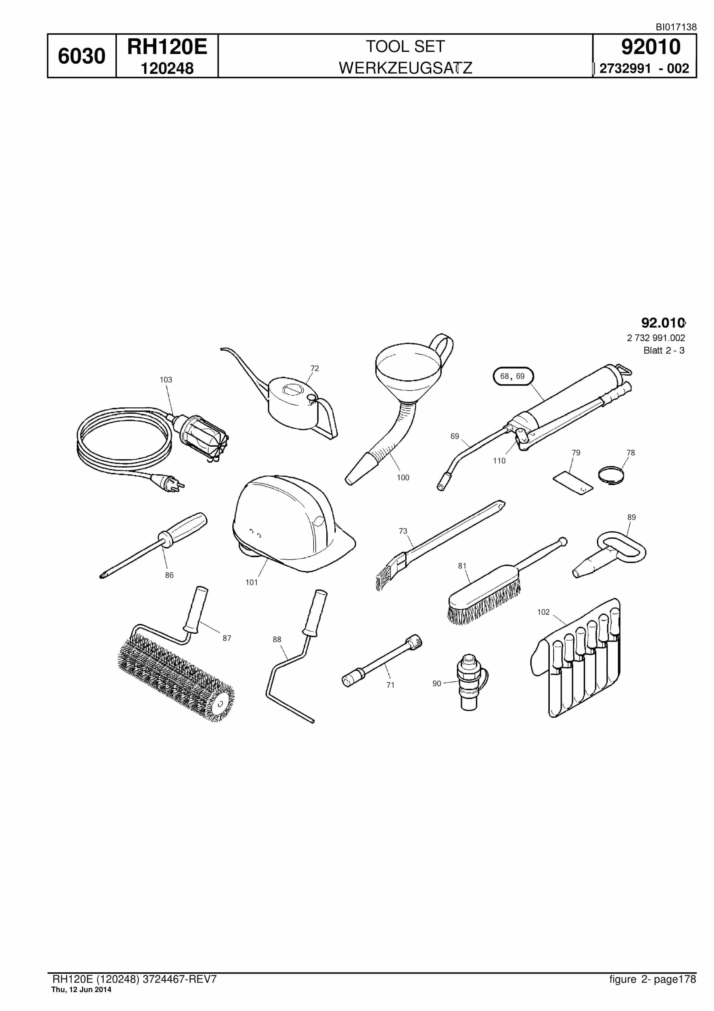 Caterpillar 6030 Hydraulic Shovel Spare Parts Manual BI017138-5