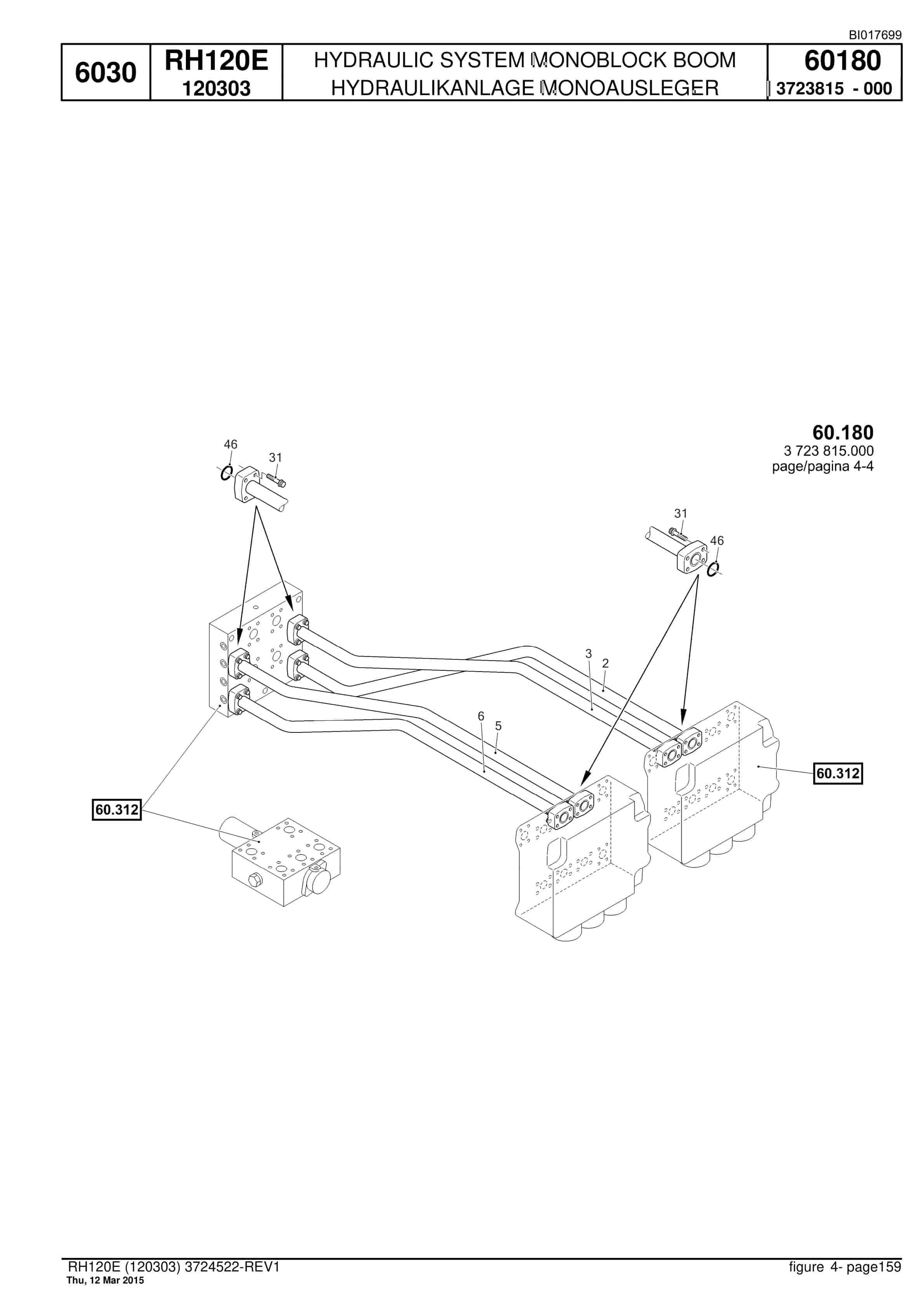 Caterpillar 6030 Hydraulic Shovel Spare Parts Manual BI017699-4
