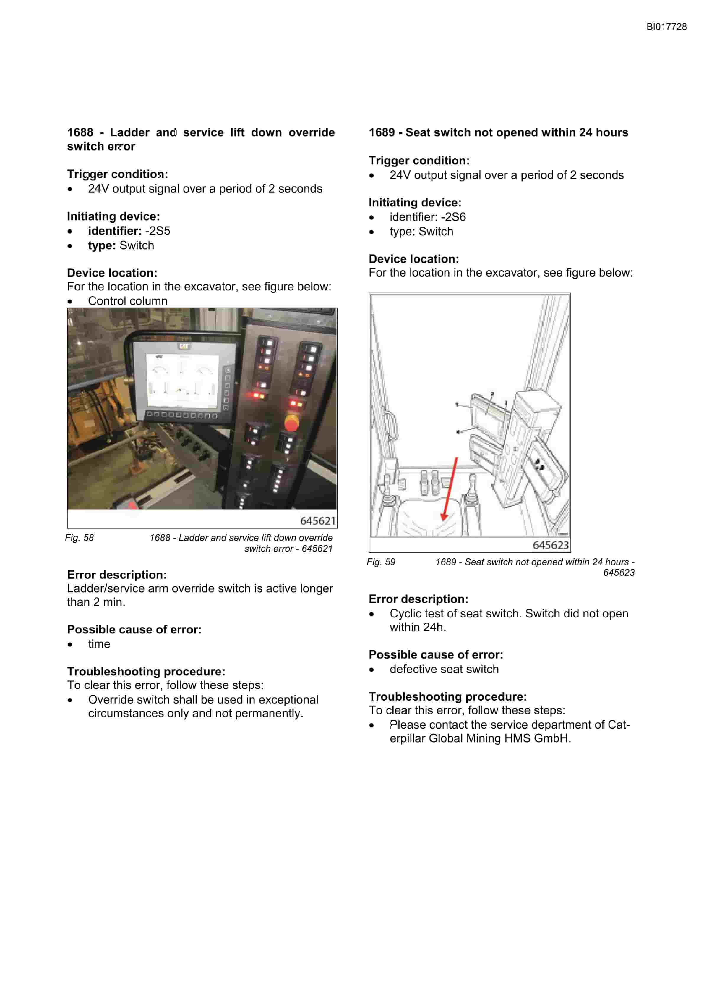 Caterpillar 6030 MDG Hydraulic Shovel Service Manual BI017728-3