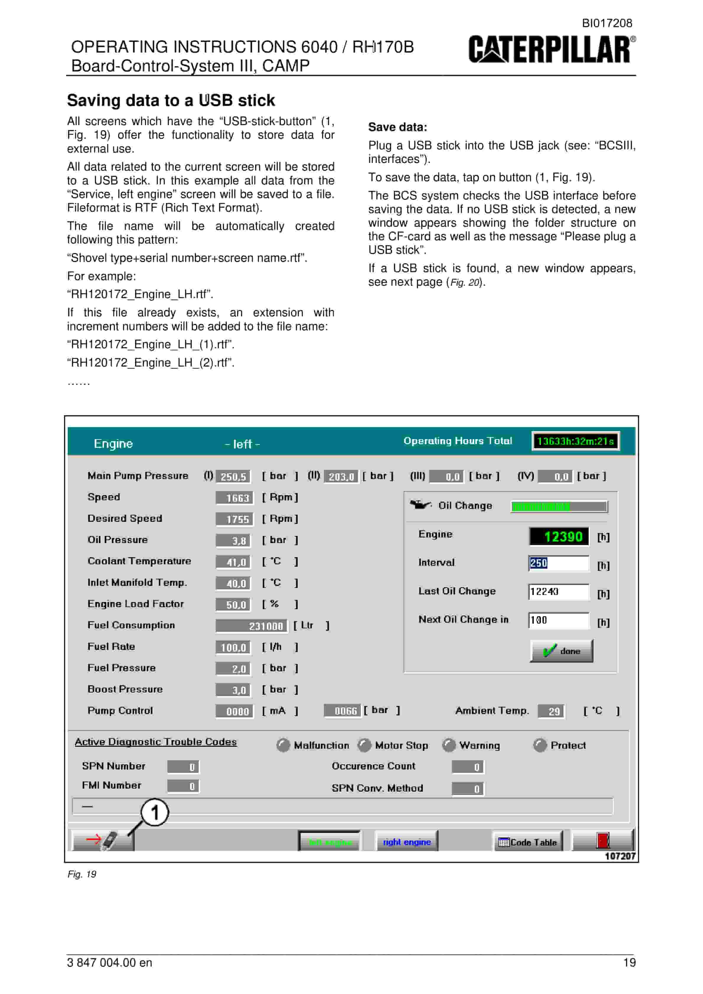 Caterpillar 6040, 6040FS Hydraulic Shovel Operation Manual BI017208 4 Caterpillar 6040, 6040FS Hydraulic Shovel Operation Manual BI017208 - Image 4