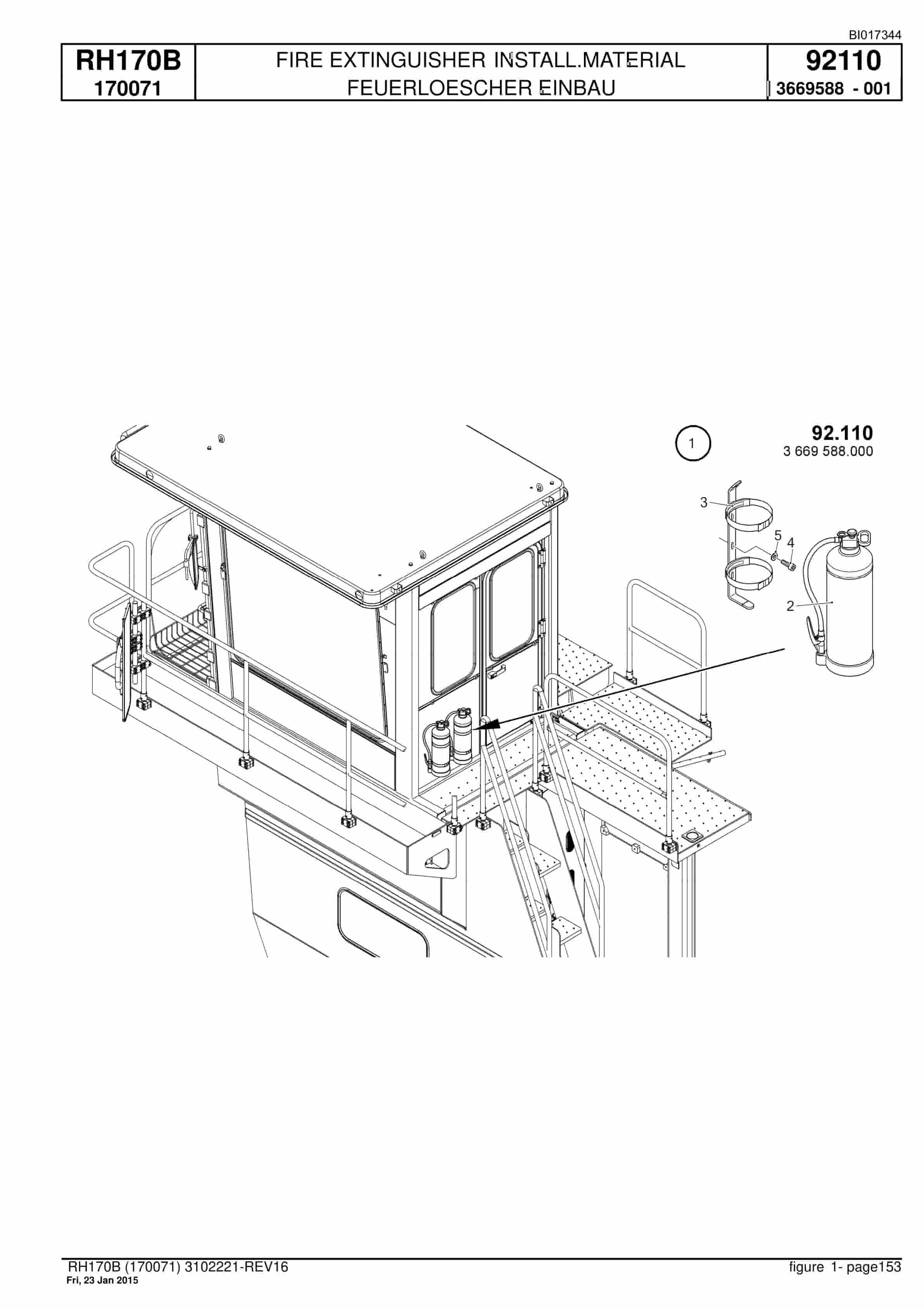 Caterpillar 6040 FS Hydraulic Shovel Spare Parts Manual BI017344-5