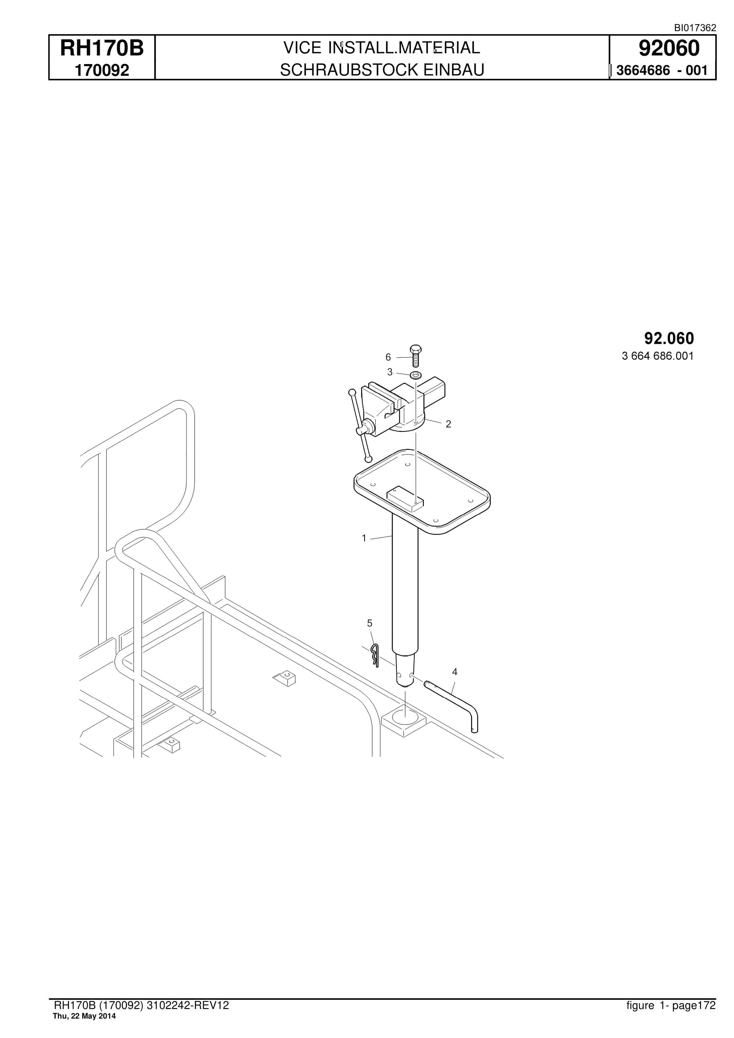 Caterpillar 6040 FS Hydraulic Shovel Spare Parts Manual BI017362-5