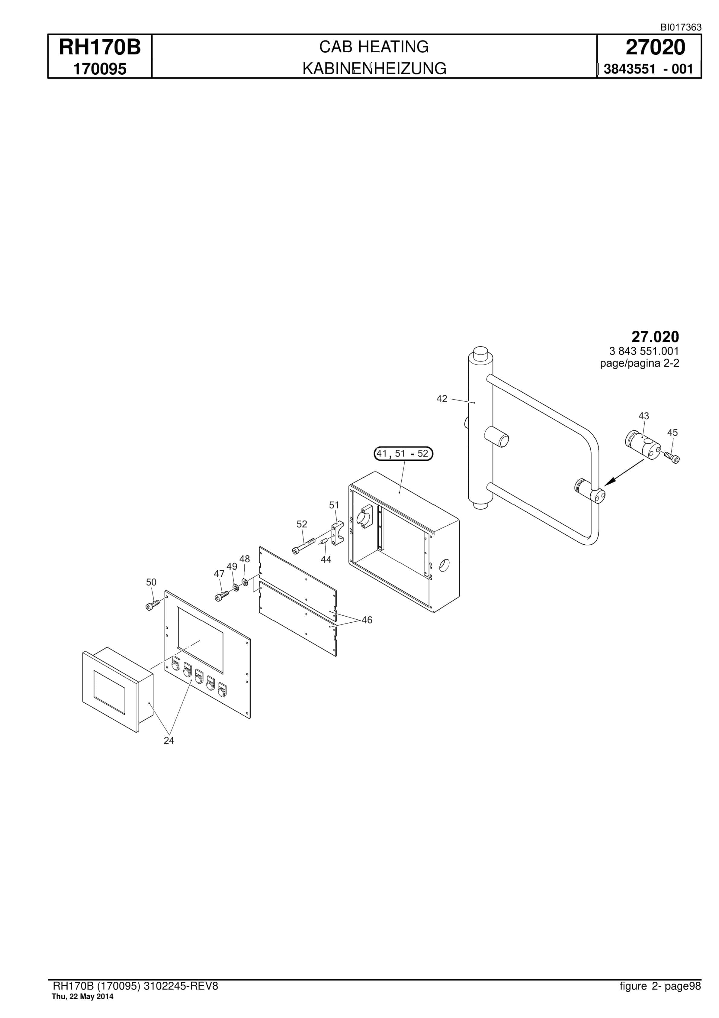 Caterpillar 6040 FS Hydraulic Shovel Spare Parts Manual BI017363-2