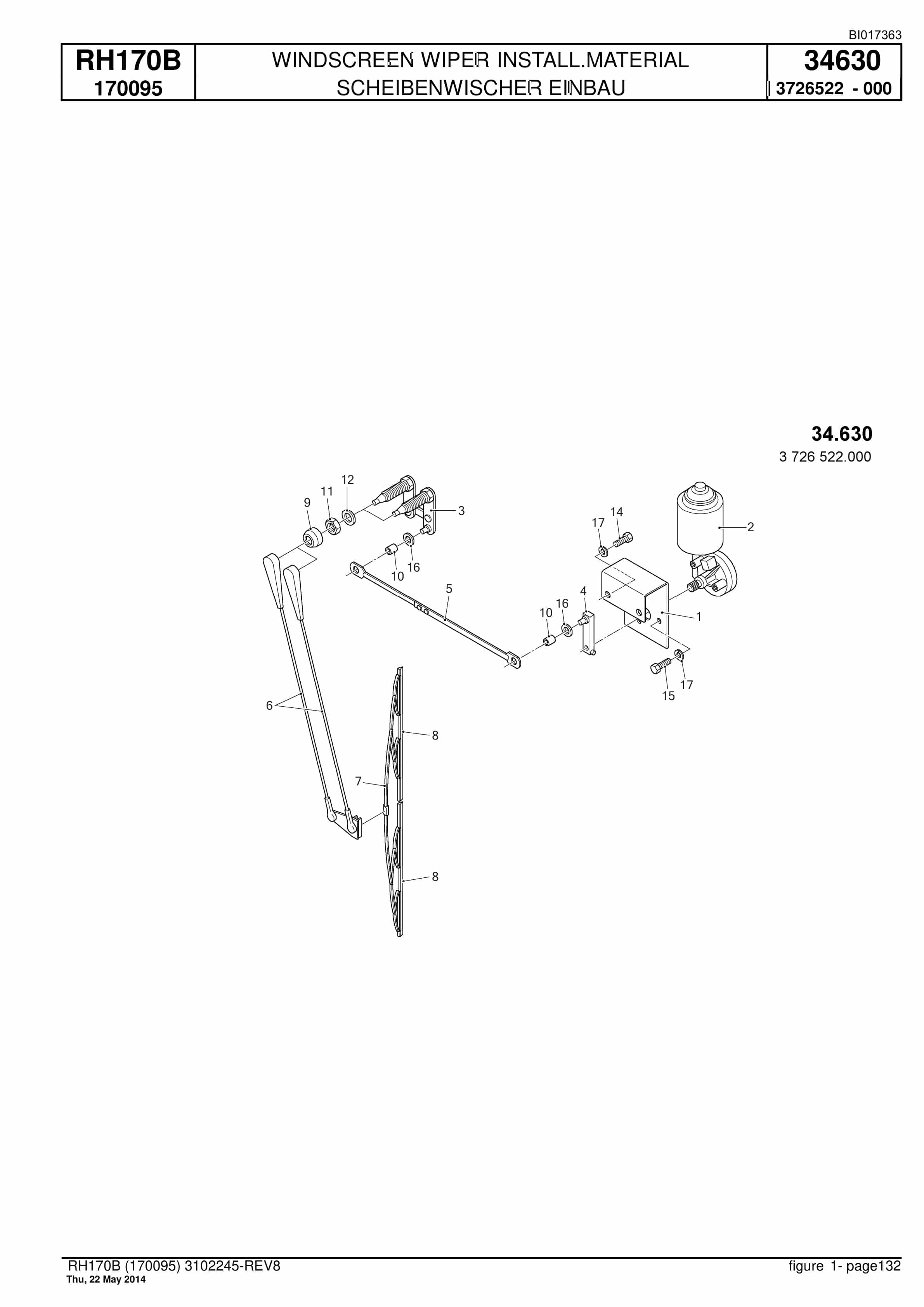 Caterpillar 6040 FS Hydraulic Shovel Spare Parts Manual BI017363-3