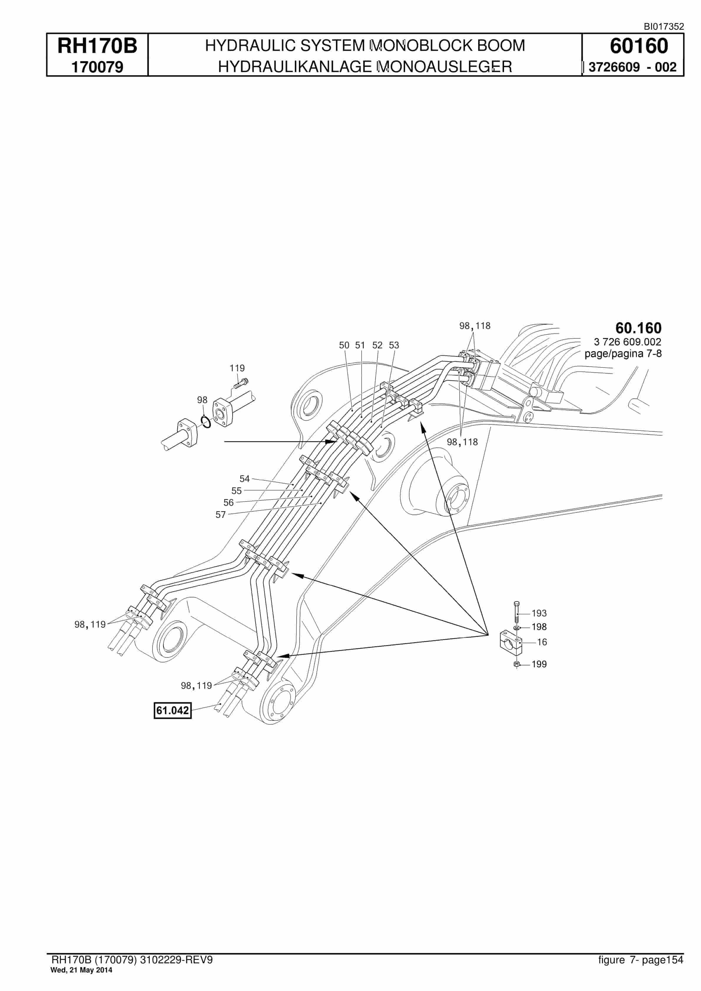 Caterpillar 6040 Hydraulic Shovel Spare Parts Manual BI017352-4