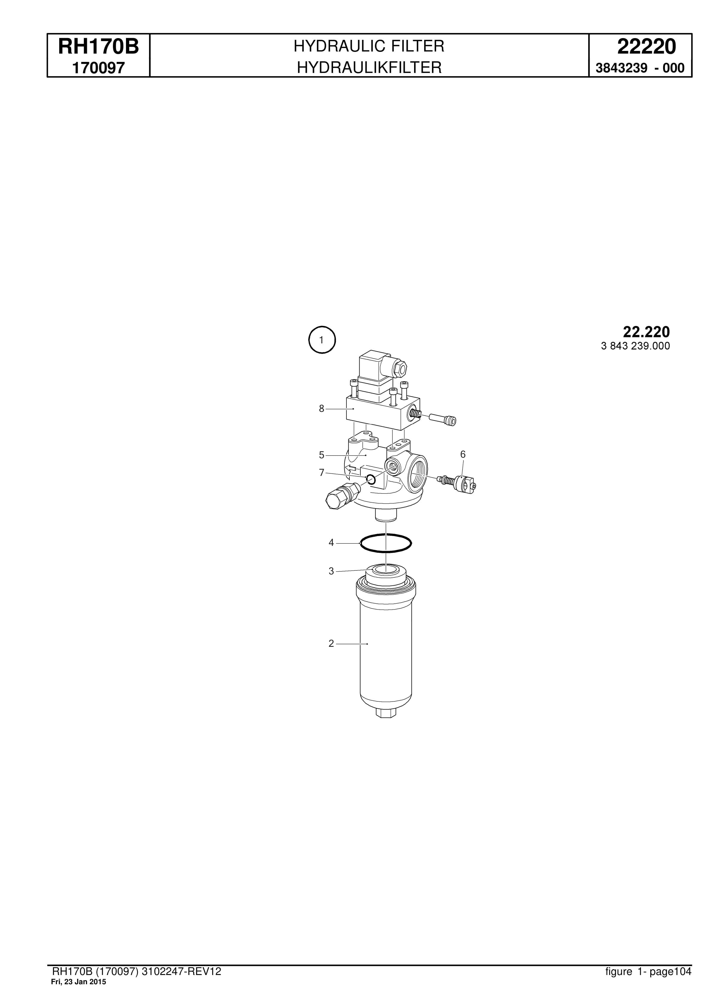 Caterpillar 6040 Hydraulic Shovel Spare Parts Manual BI017365-2