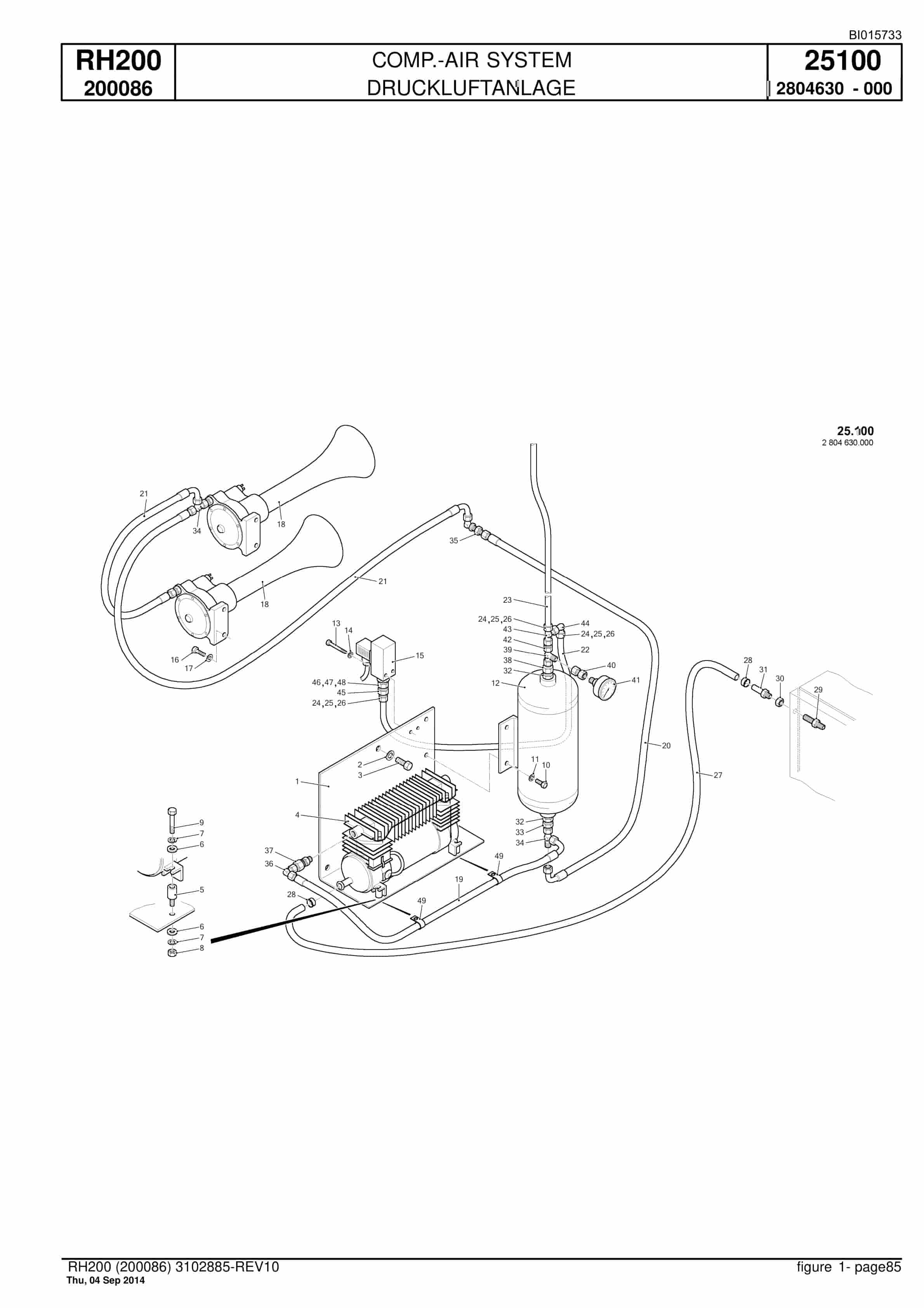 Caterpillar 6050 AC FS Hydraulic Shovel Spare Parts Manual BI015733-2