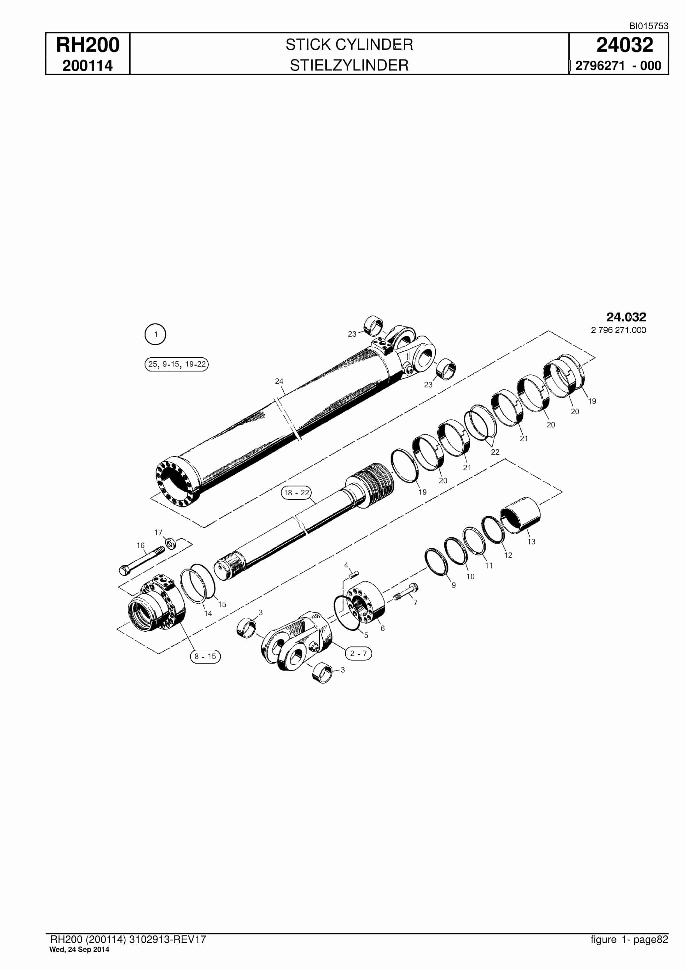 Caterpillar 6050 AC FS Hydraulic Shovel Spare Parts Manual BI015753-2
