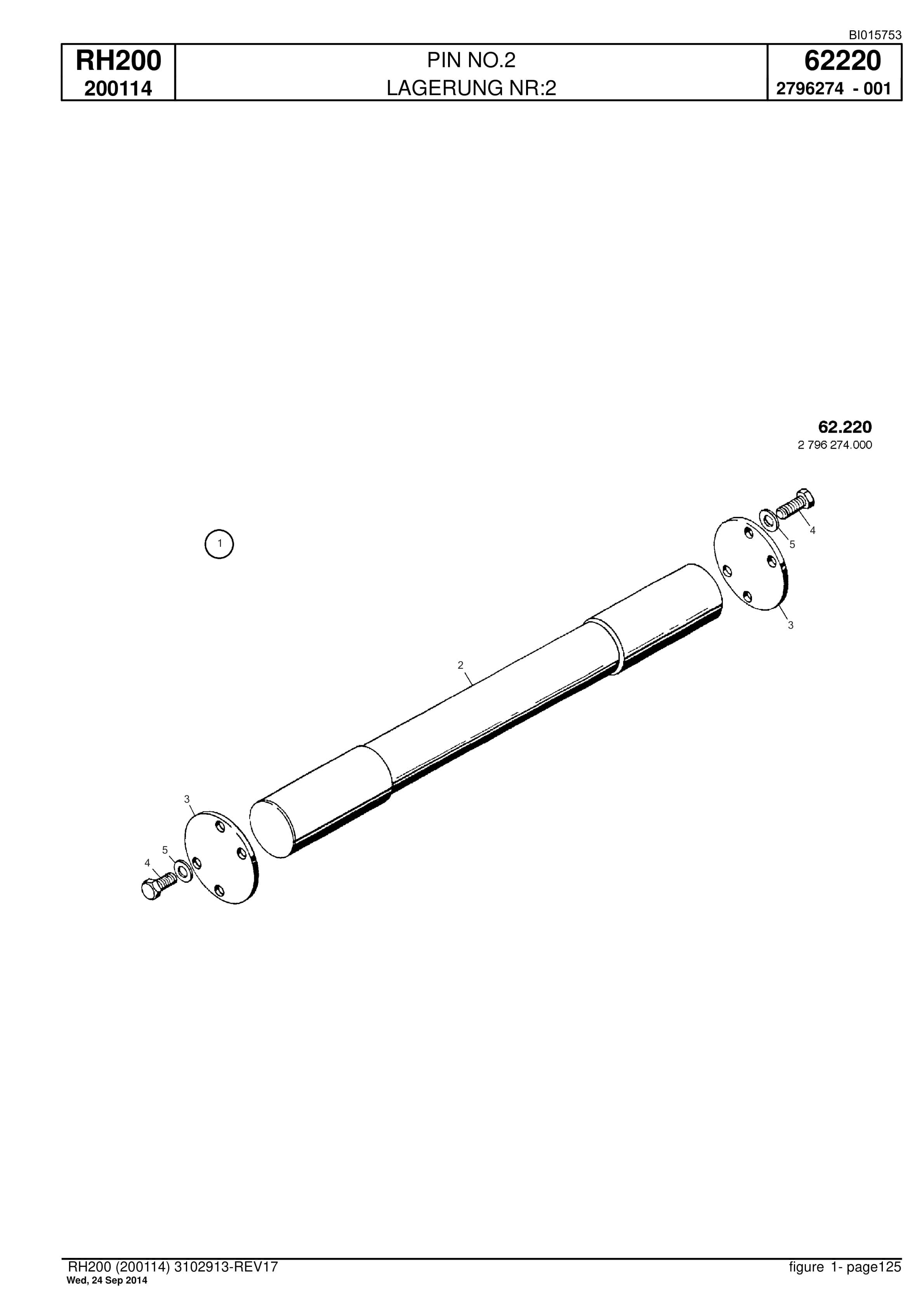 Caterpillar 6050 AC FS Hydraulic Shovel Spare Parts Manual BI015753-4