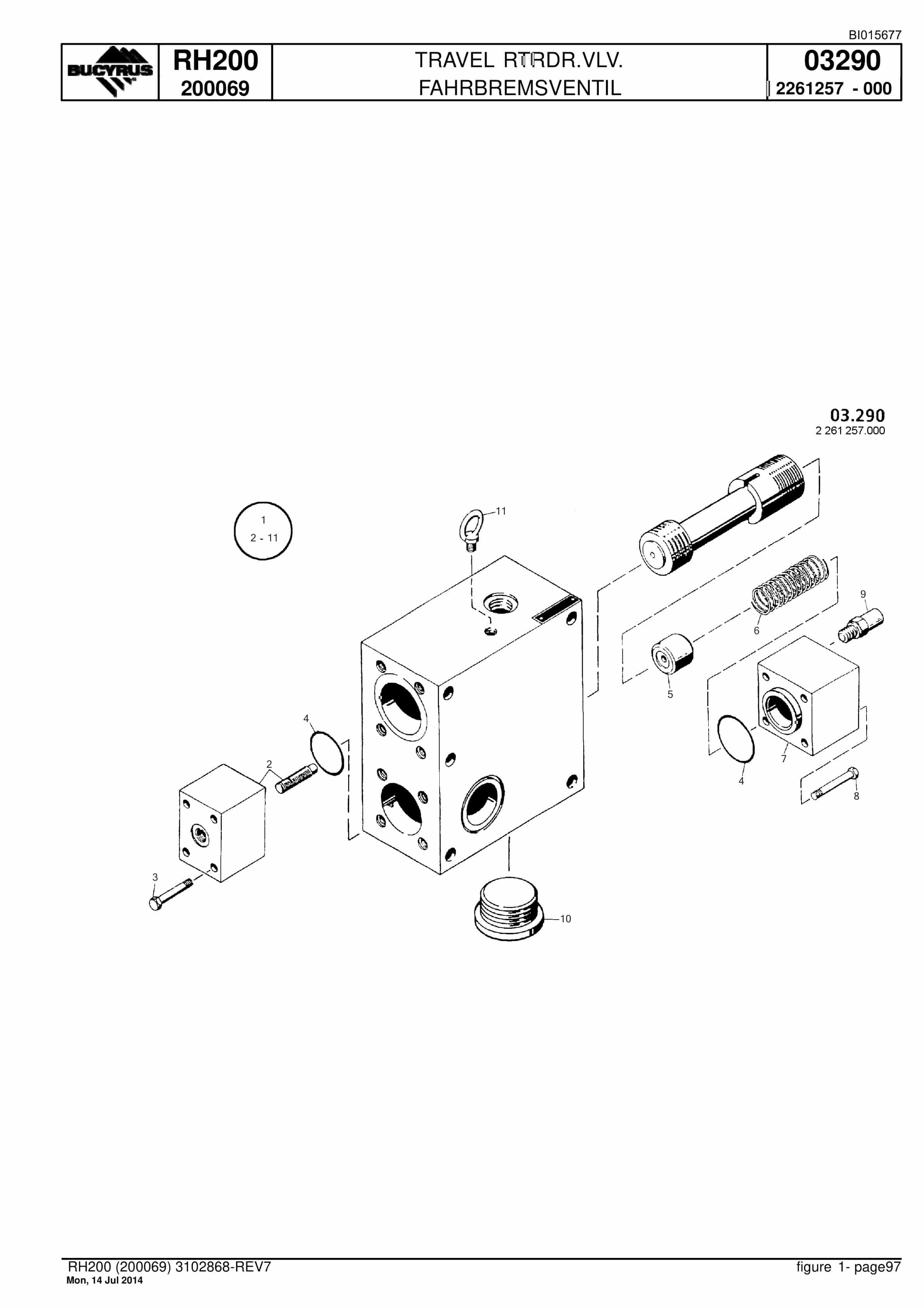 Caterpillar 6050 FS Hydraulic Shovel Spare Parts Manual BI015677-3