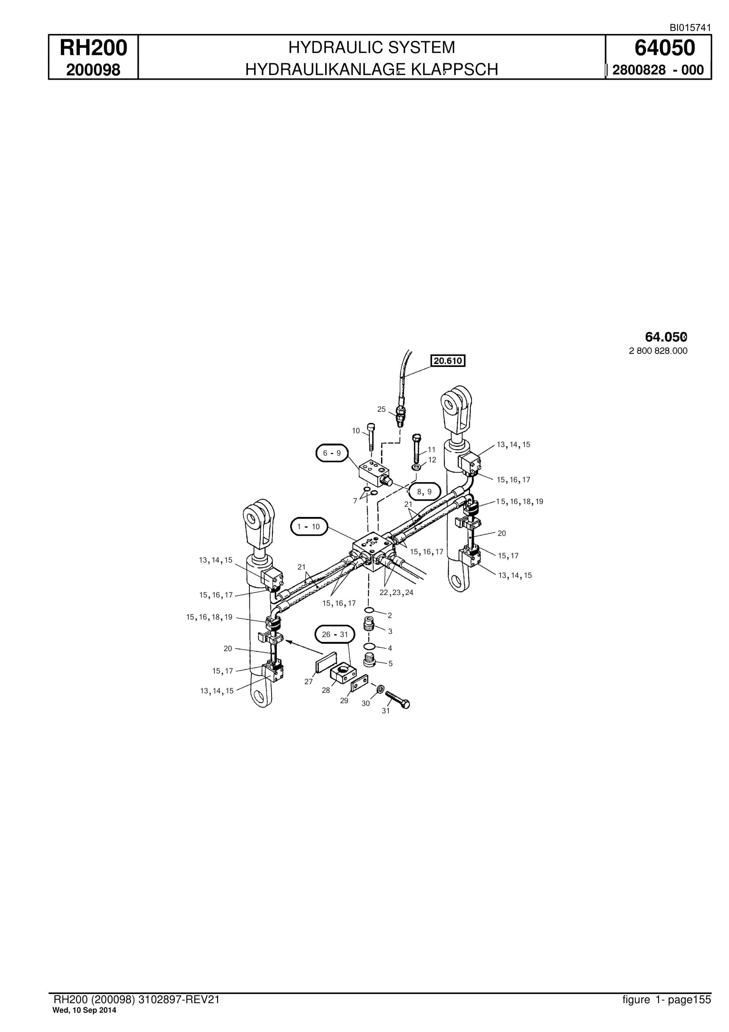 Caterpillar 6050 FS Hydraulic Shovel Spare Parts Manual BI015741-4
