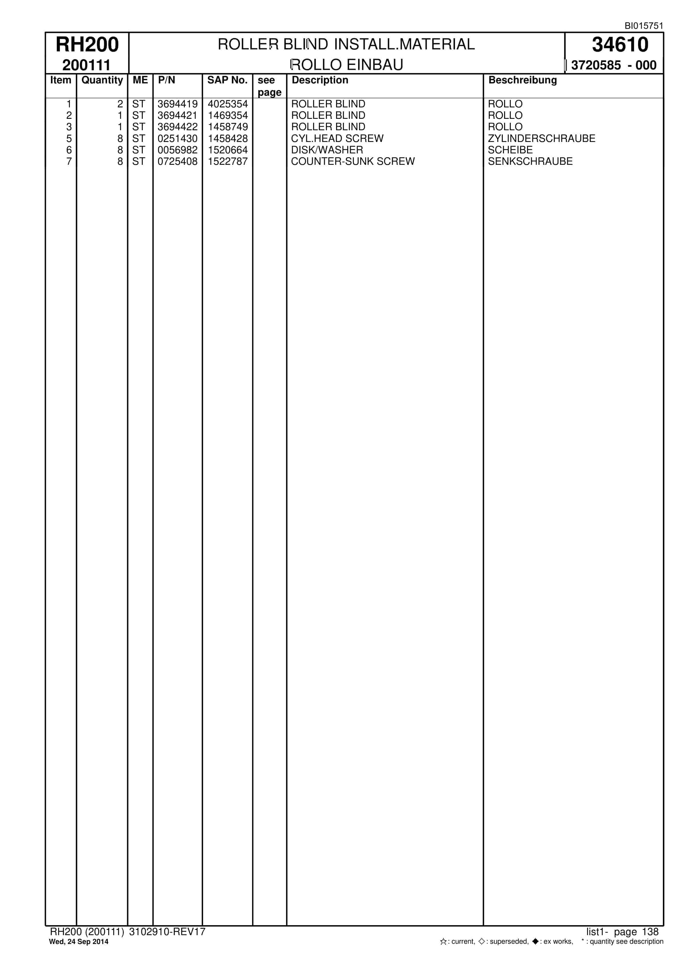 Caterpillar 6050 FS Hydraulic Shovel Spare Parts Manual BI015751-3