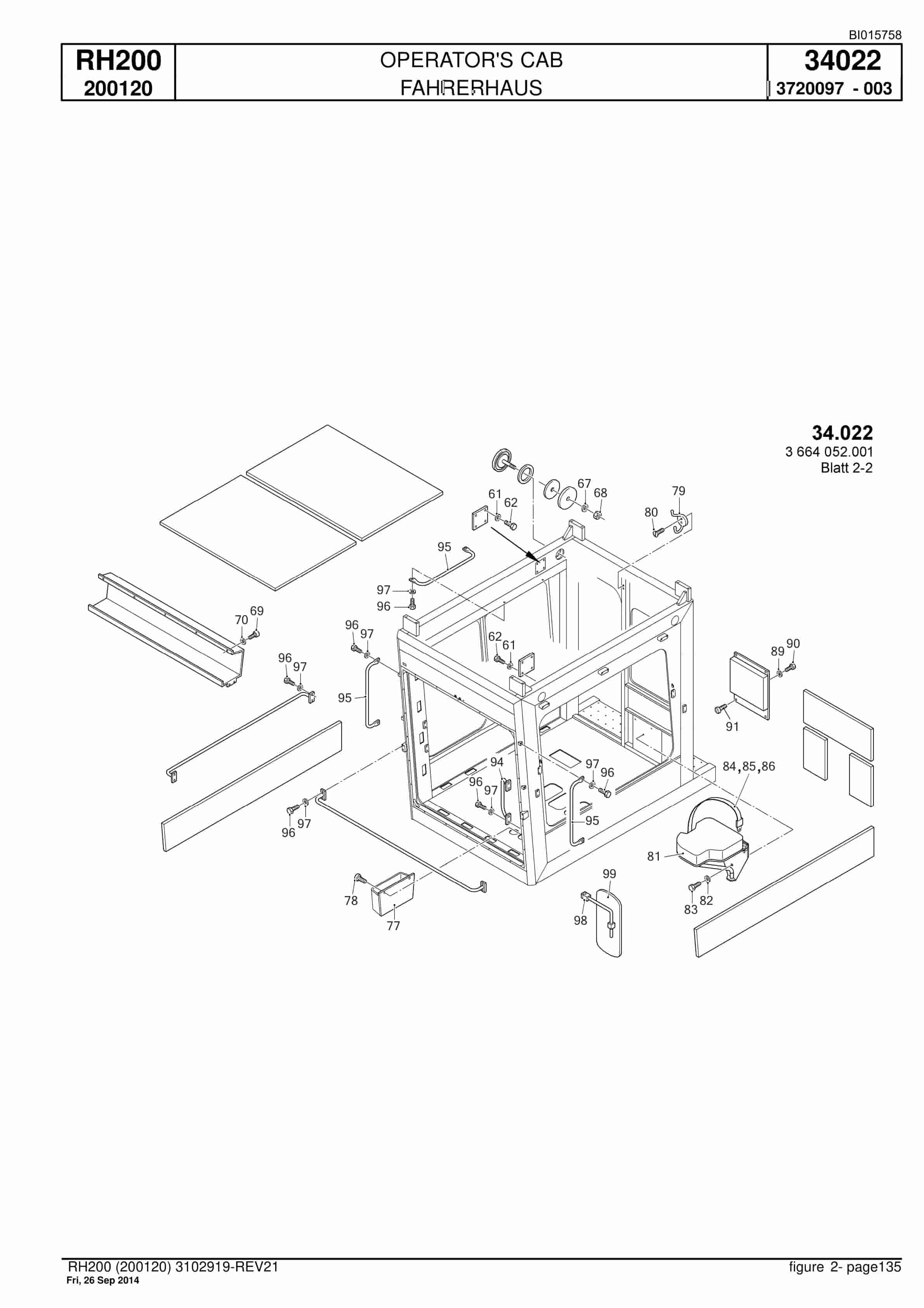 Caterpillar 6050 FS Hydraulic Shovel Spare Parts Manual BI015758-3