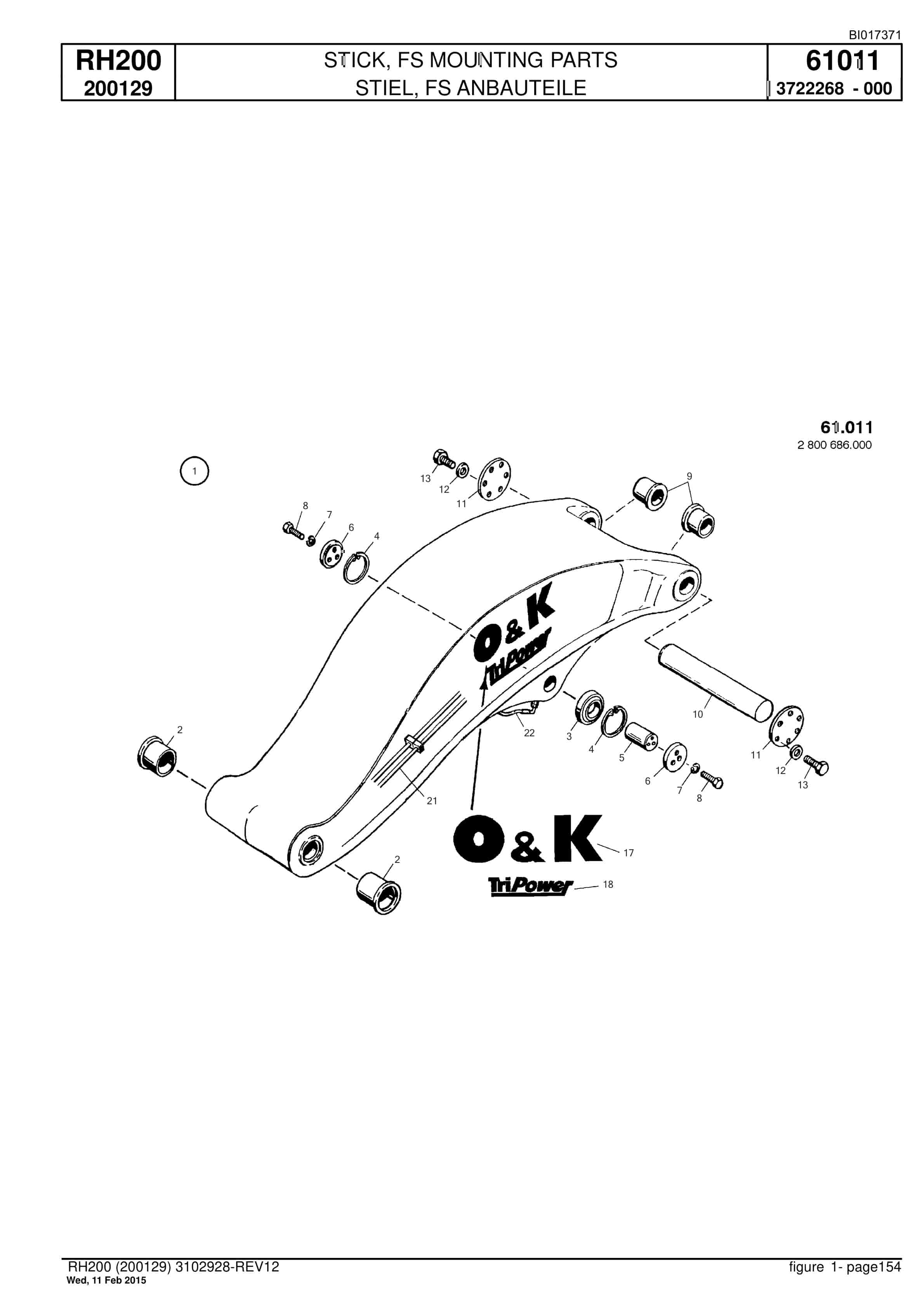 Caterpillar 6050 FS Hydraulic Shovel Spare Parts Manual BI017371-4