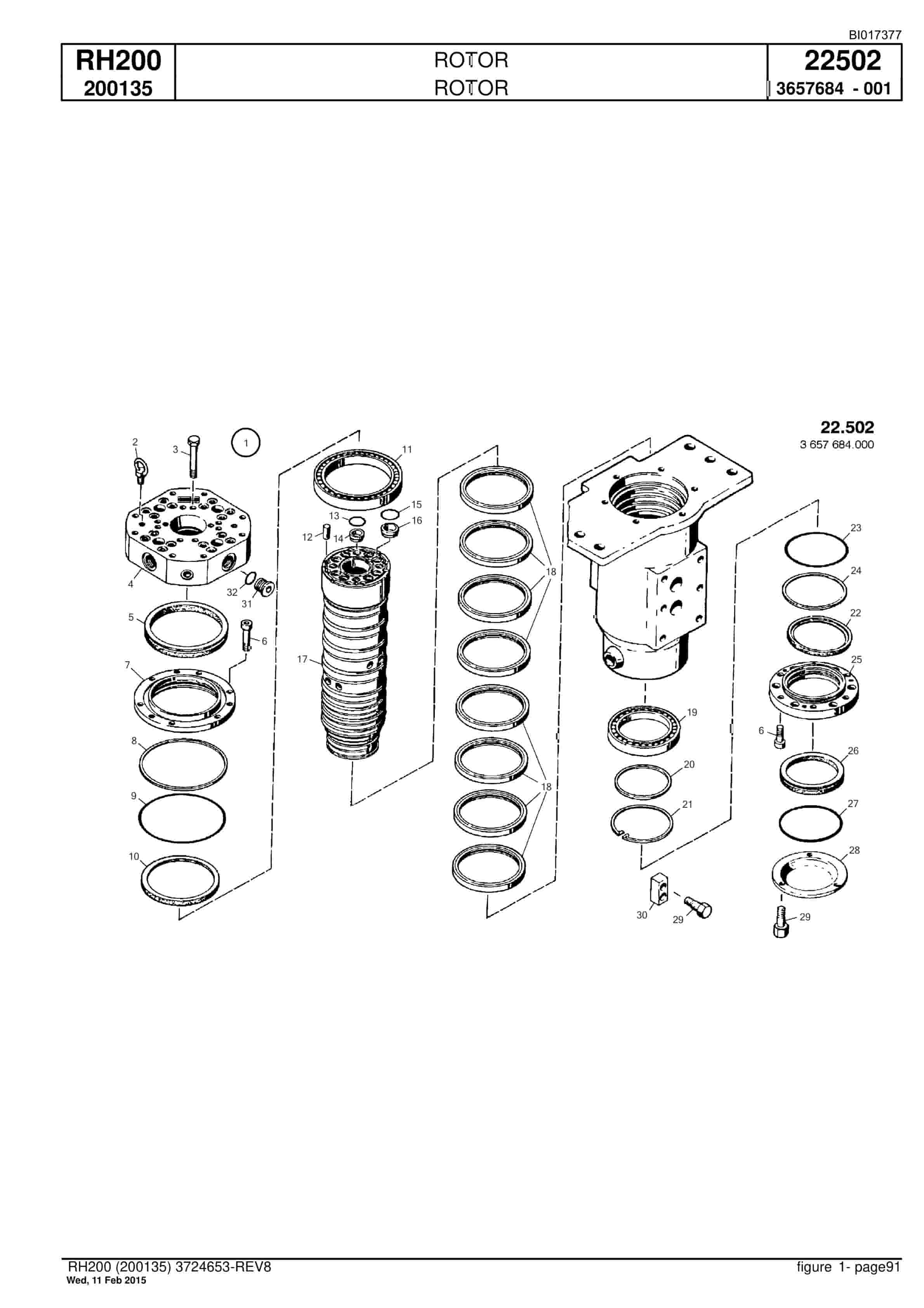 Caterpillar 6050 FS Hydraulic Shovel Spare Parts Manual BI017377-2