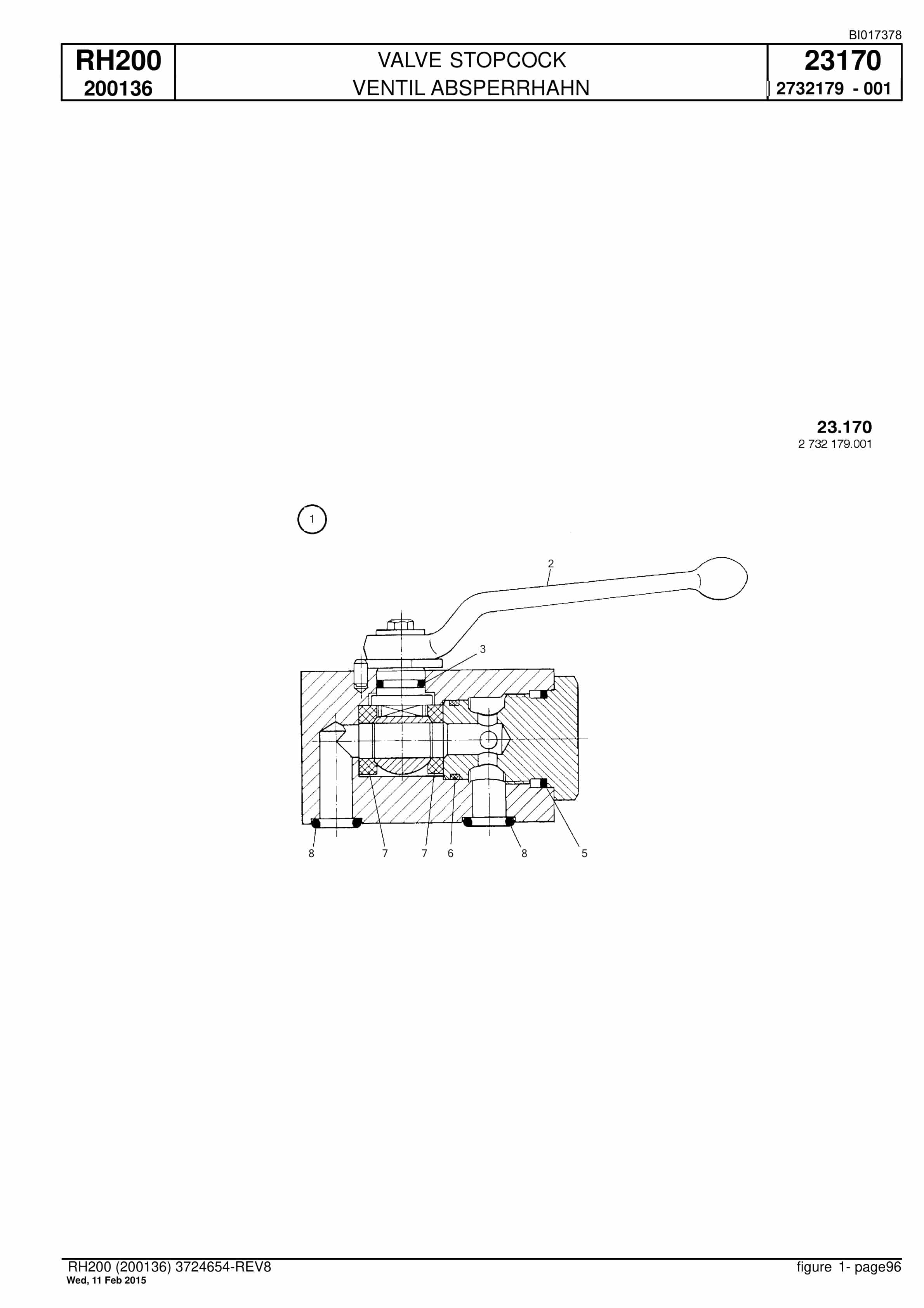 Caterpillar 6050 FS Hydraulic Shovel Spare Parts Manual BI017378-2