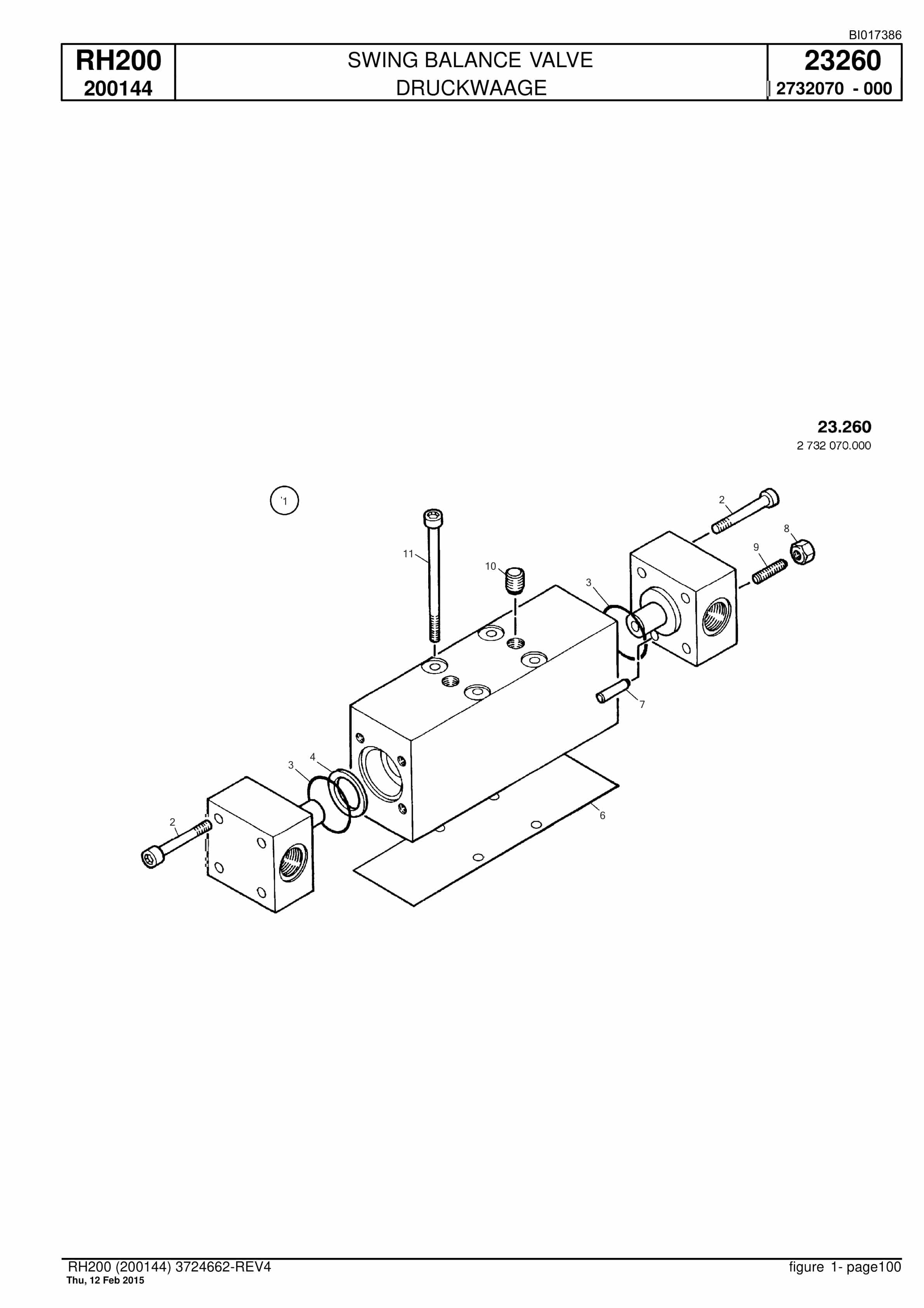 Caterpillar 6050 FS Hydraulic Shovel Spare Parts Manual BI017386-2