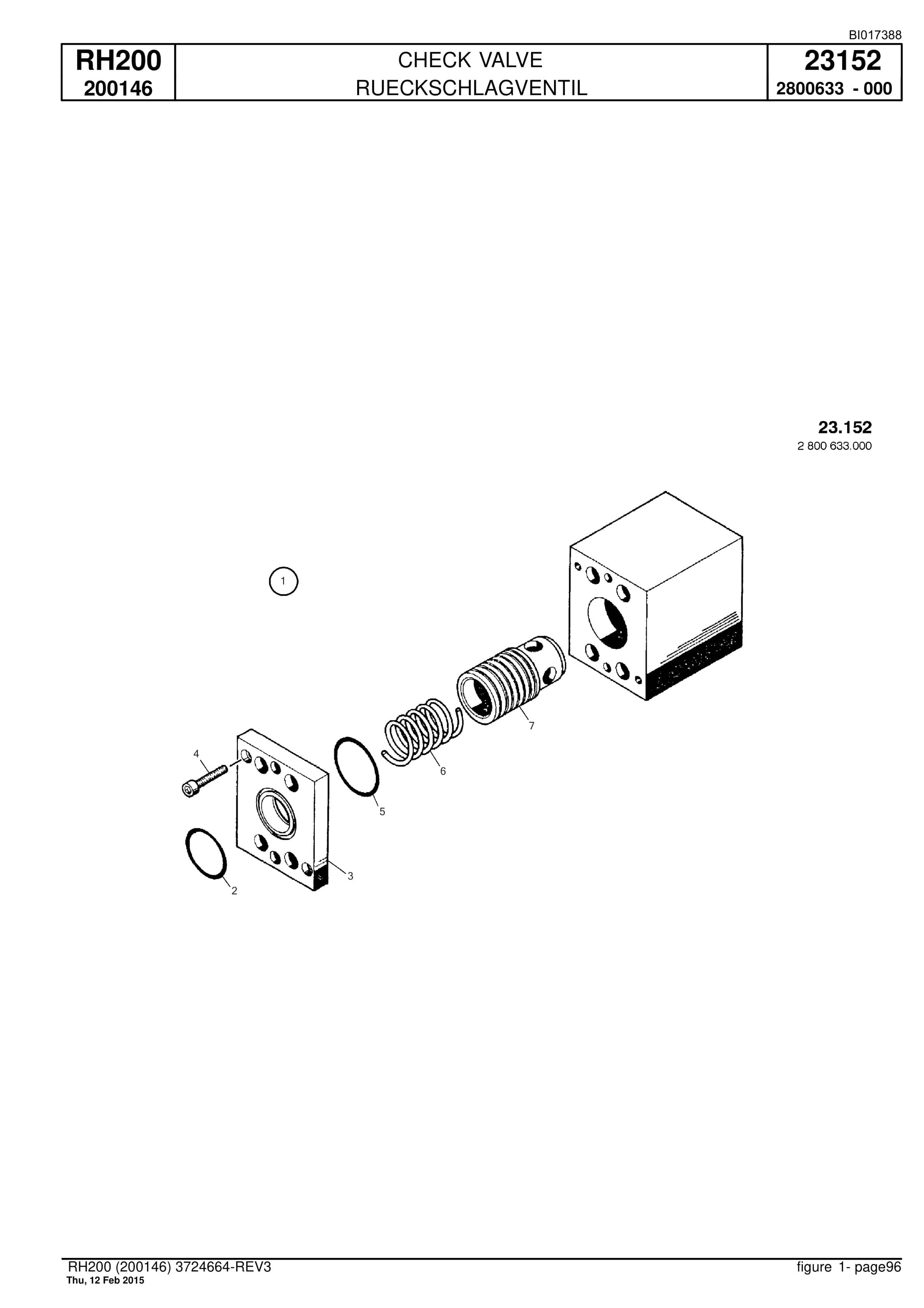 Caterpillar 6050 FS Hydraulic Shovel Spare Parts Manual BI017388-2