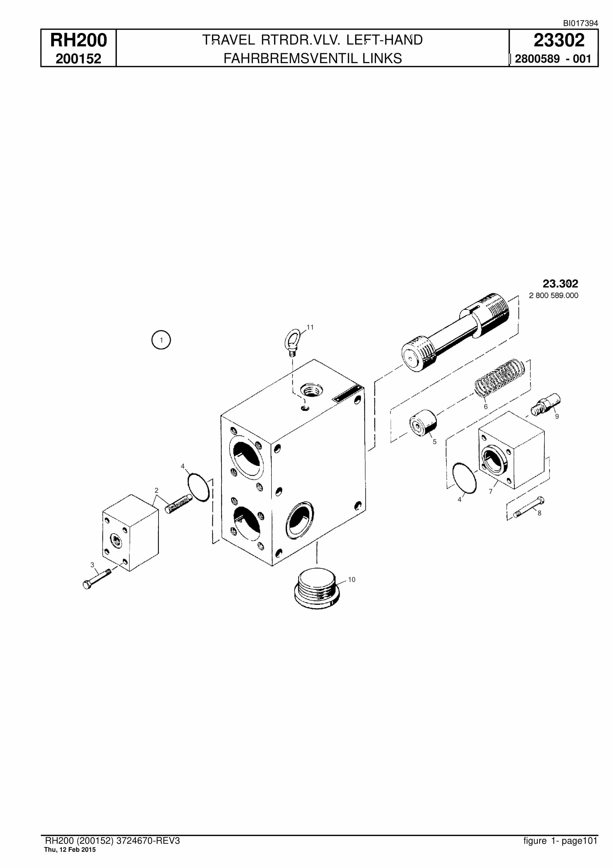 Caterpillar 6050 FS Hydraulic Shovel Spare Parts Manual BI017394-2