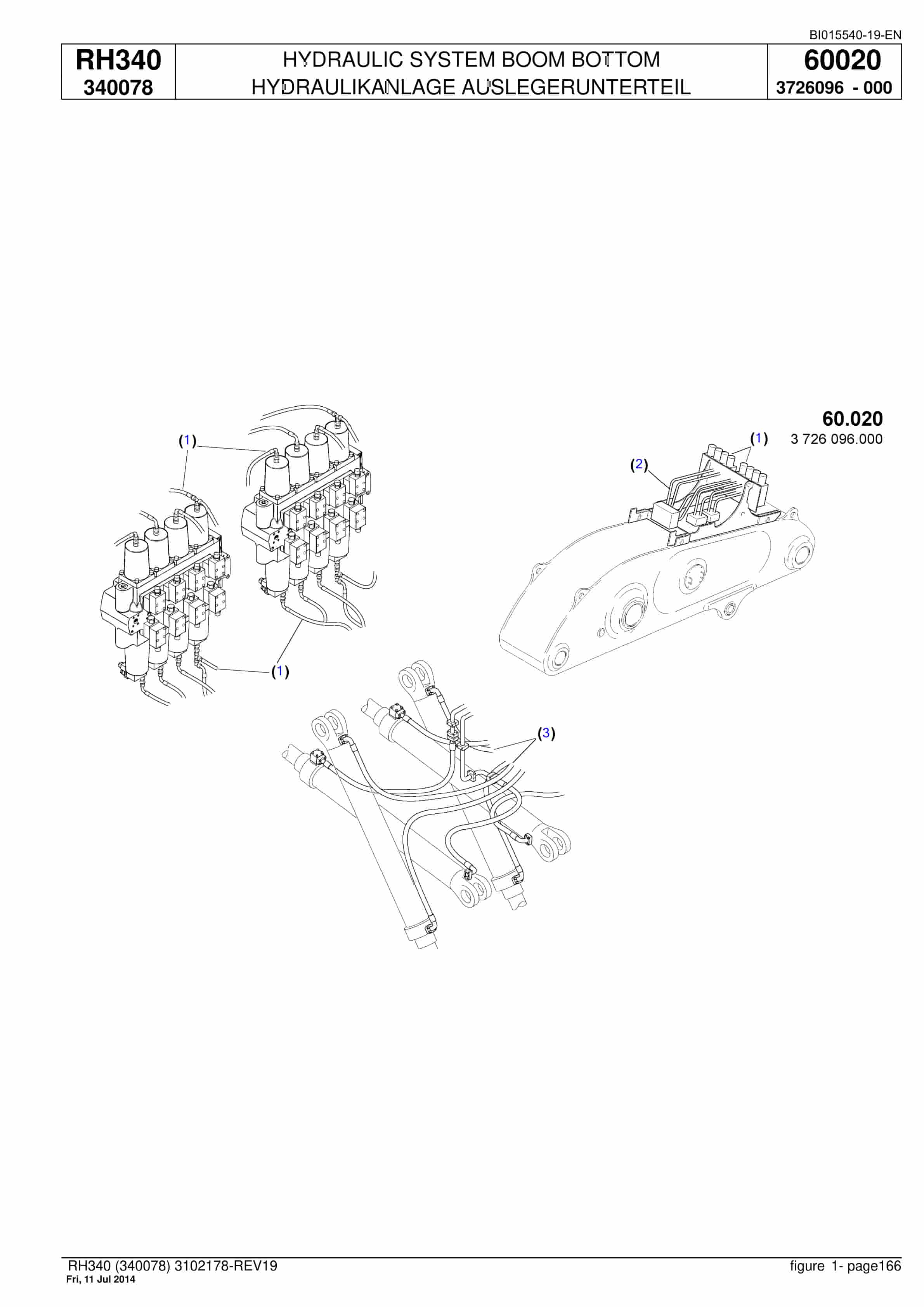 Caterpillar 6060 AC FS Hydraulic Shovel Spare Parts Manual BI015540-19-EN-4