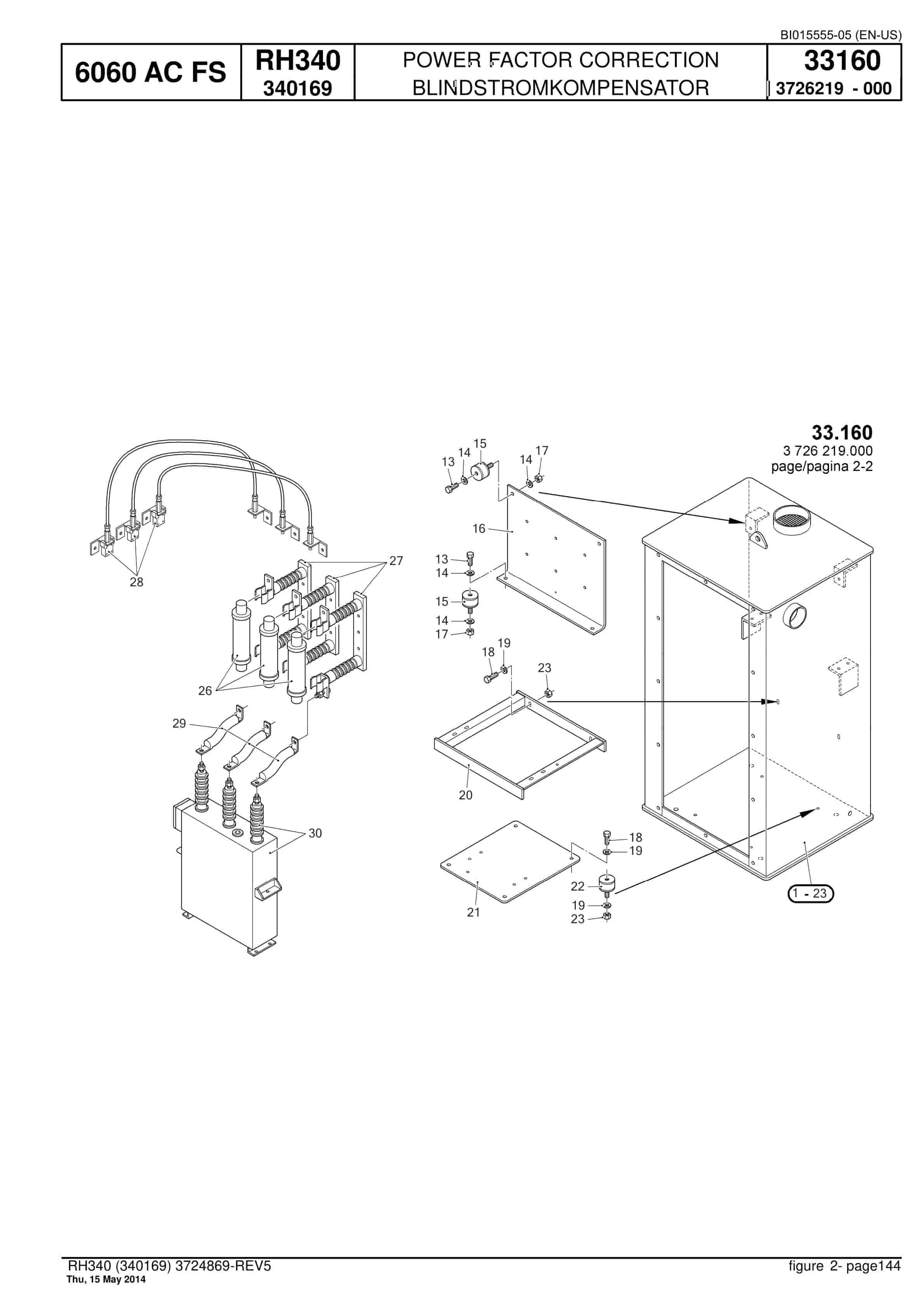 Caterpillar 6060 AC FS Hydraulic Shovel Spare Parts Manual BI015555-05-3