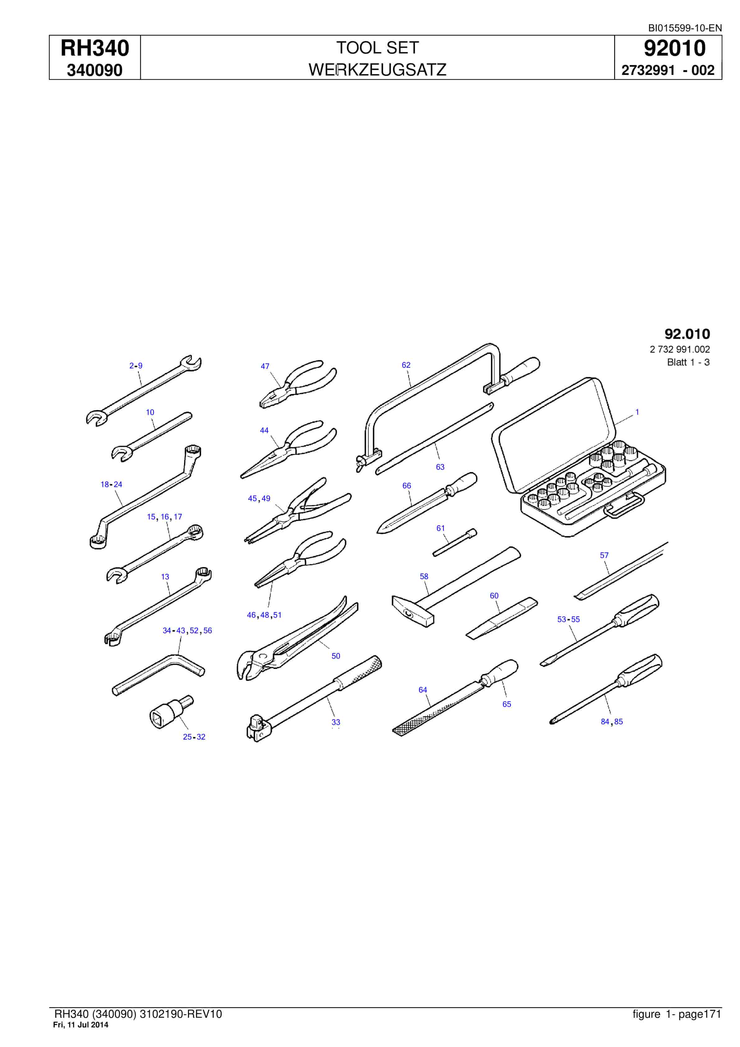 Caterpillar 6060 AC FS Hydraulic Shovel Spare Parts Manual BI015599-10-EN-5