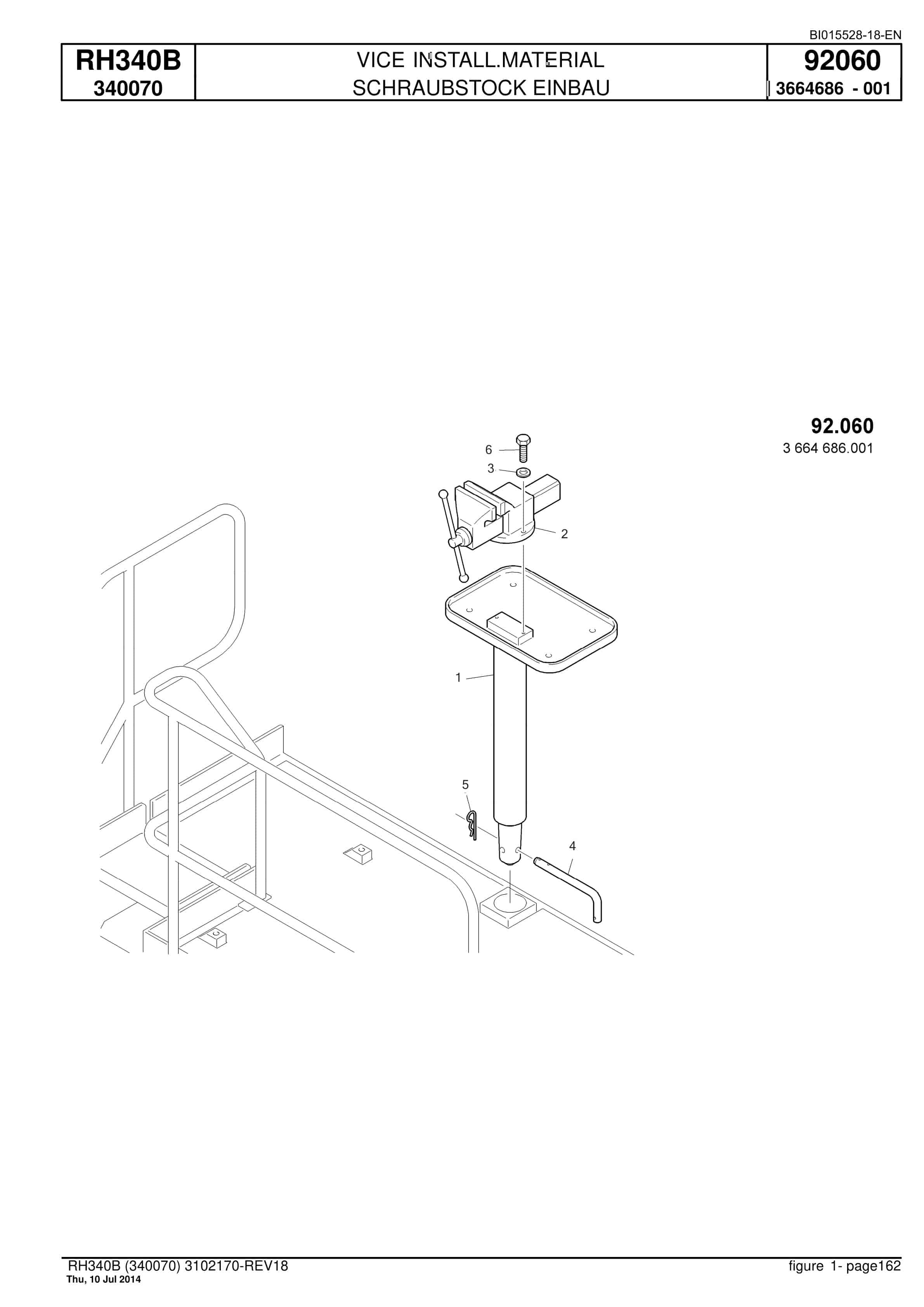 Caterpillar 6060 FS Hydraulic Shovel Spare Parts Manual BI015528-18-EN-5