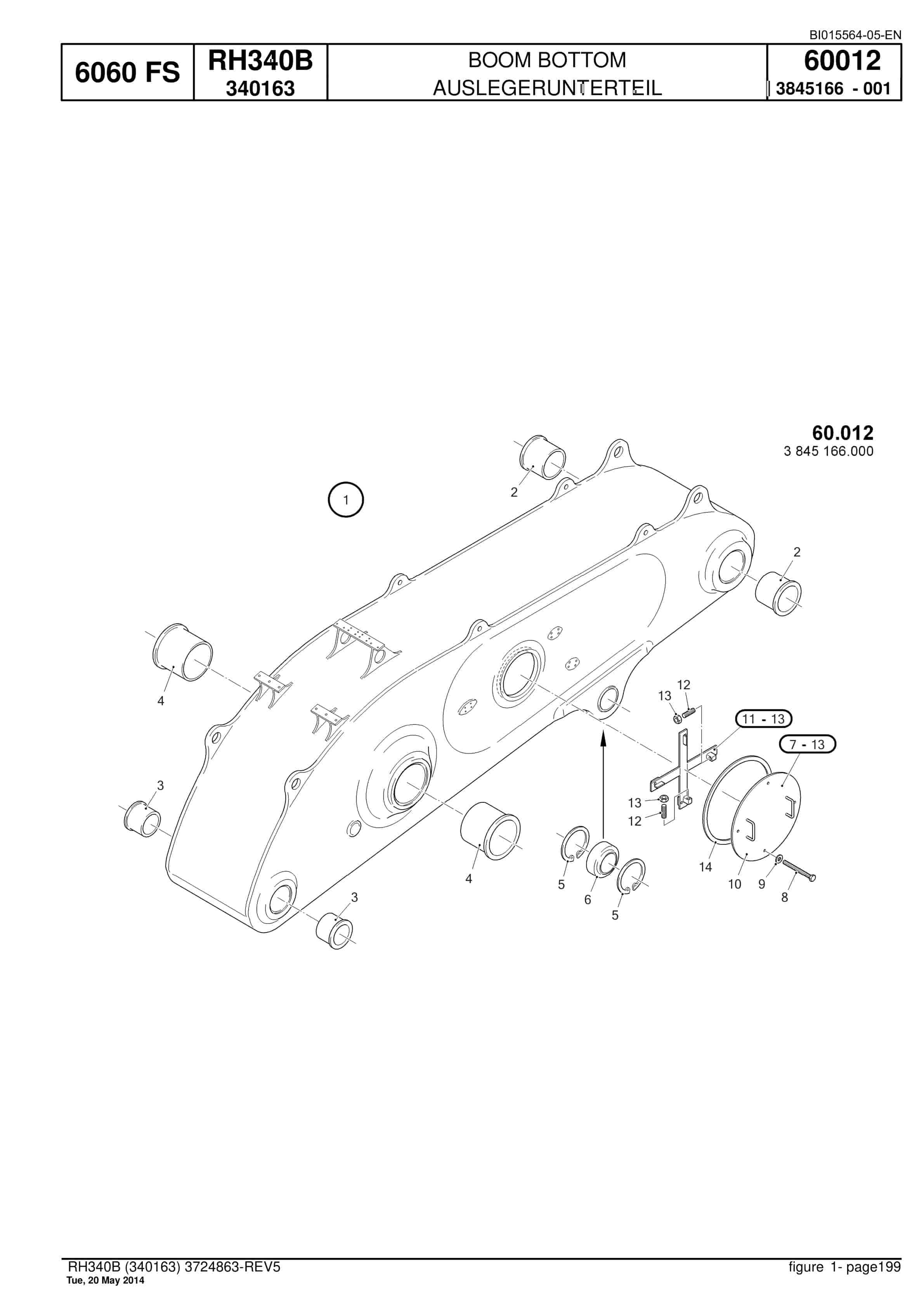 Caterpillar 6060 FS Hydraulic Shovel Spare Parts Manual BI015564-05-EN-4