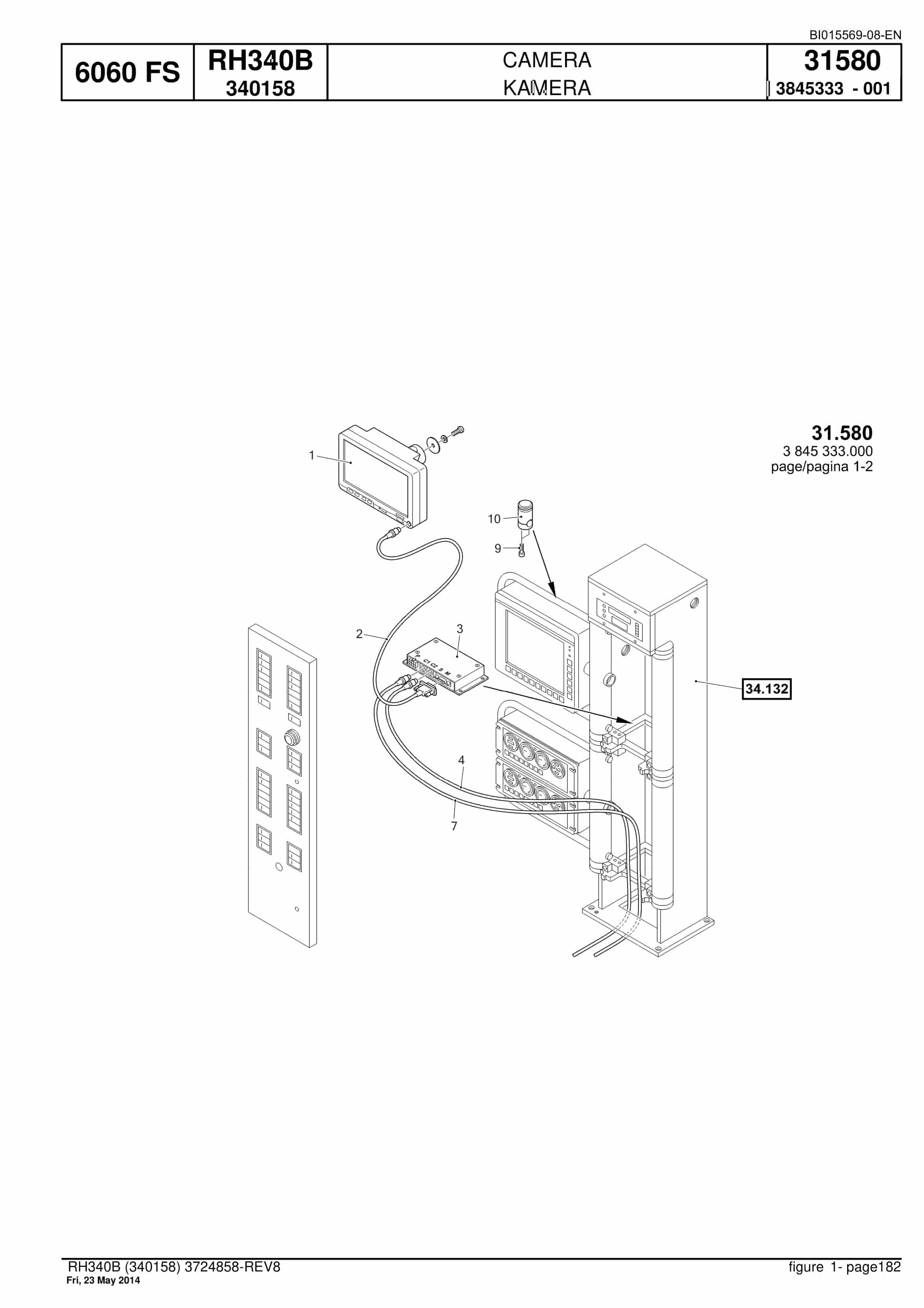 Caterpillar 6060 FS Hydraulic Shovel Spare Parts Manual BI015569-08-EN-3