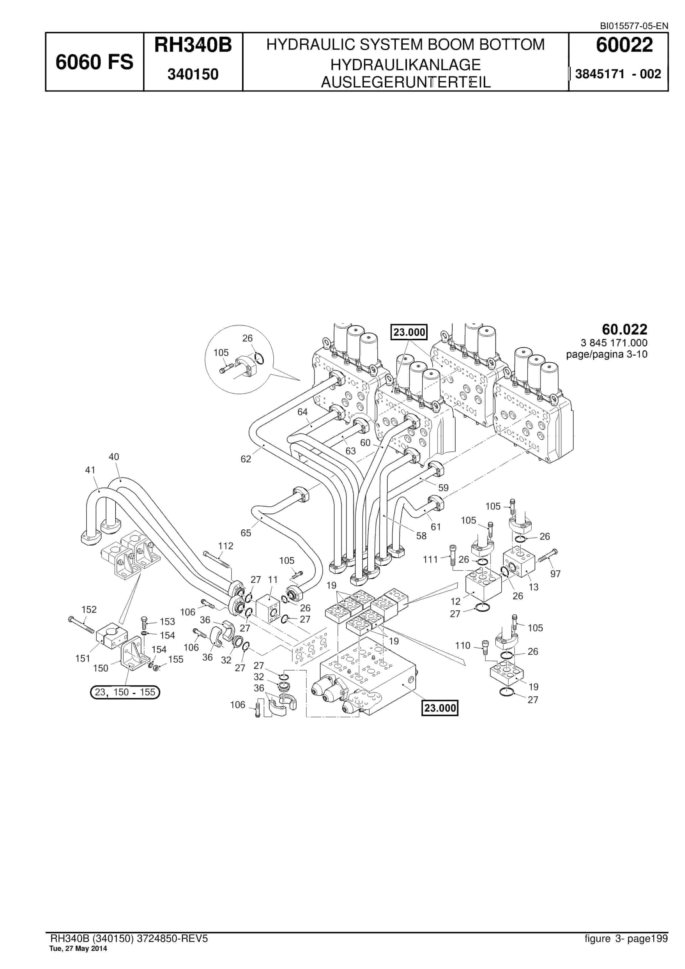 Caterpillar 6060 FS Hydraulic Shovel Spare Parts Manual BI015577-05-EN-4
