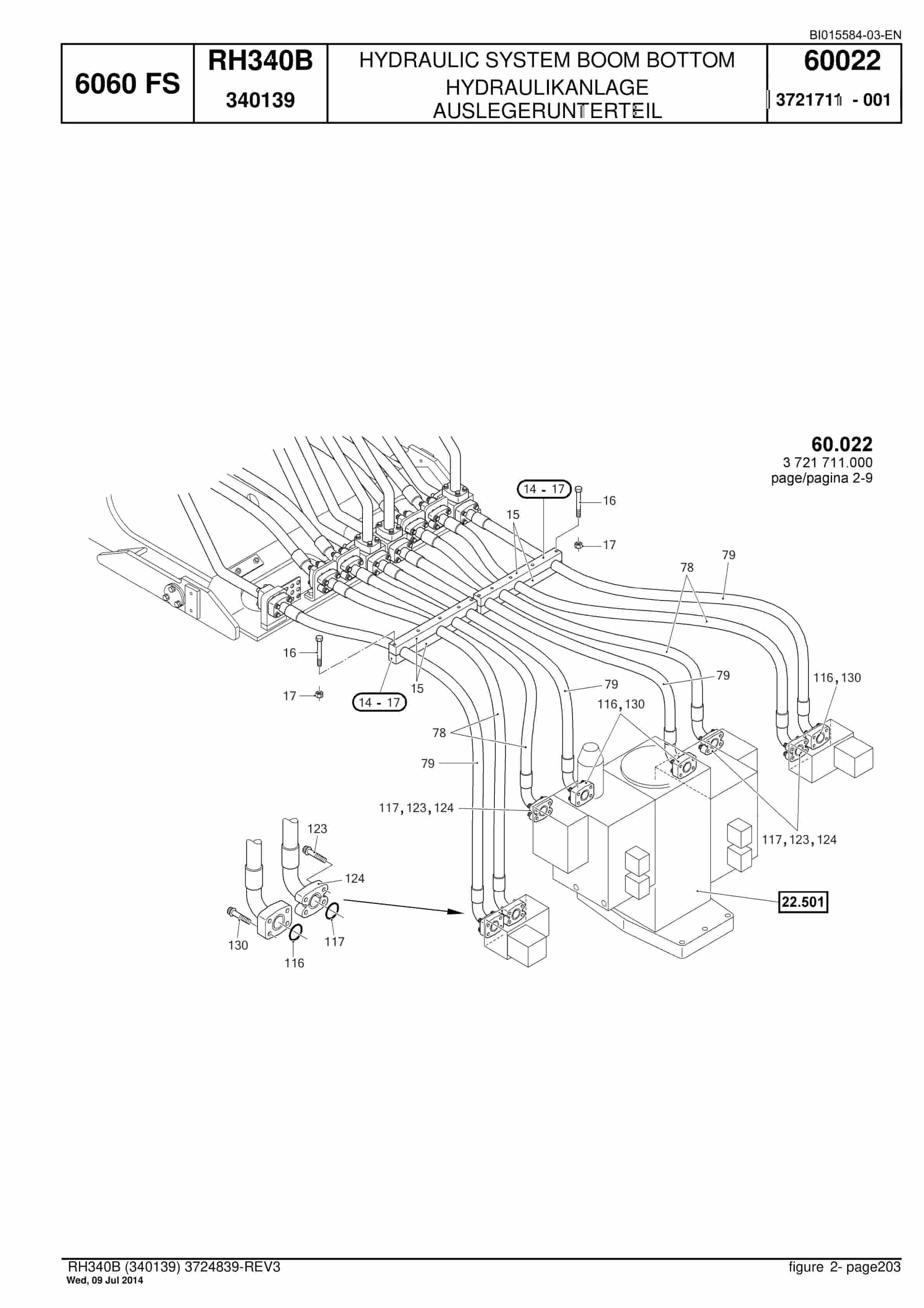 Caterpillar 6060 FS Hydraulic Shovel Spare Parts Manual BI015584-03-EN-4
